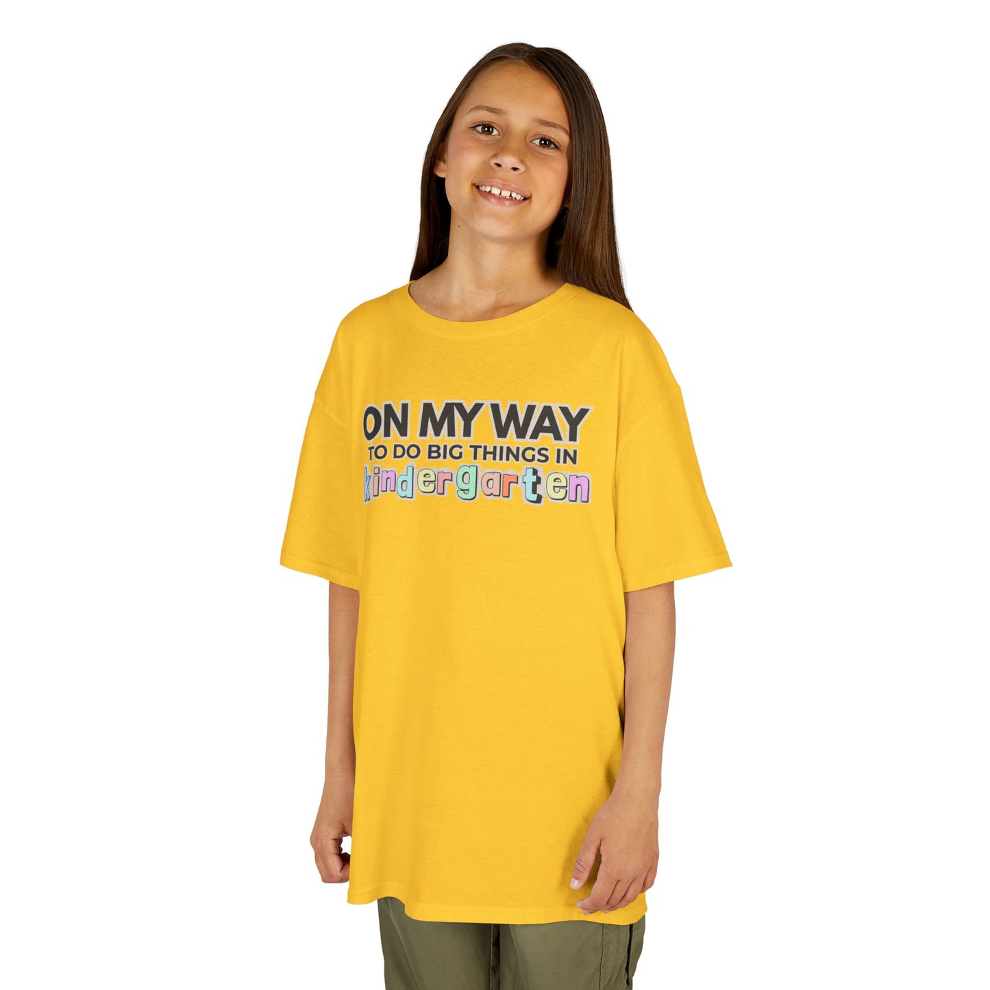 Big Things in Kindergarten- Kids Back to School Shirt