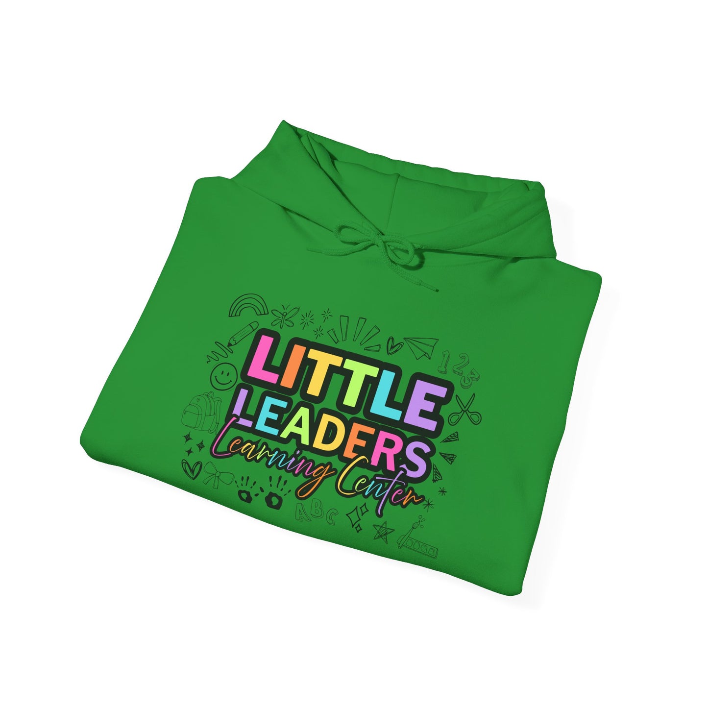Little Leaders Doodle Design Hoodie - Cozy Unisex Sweatshirt