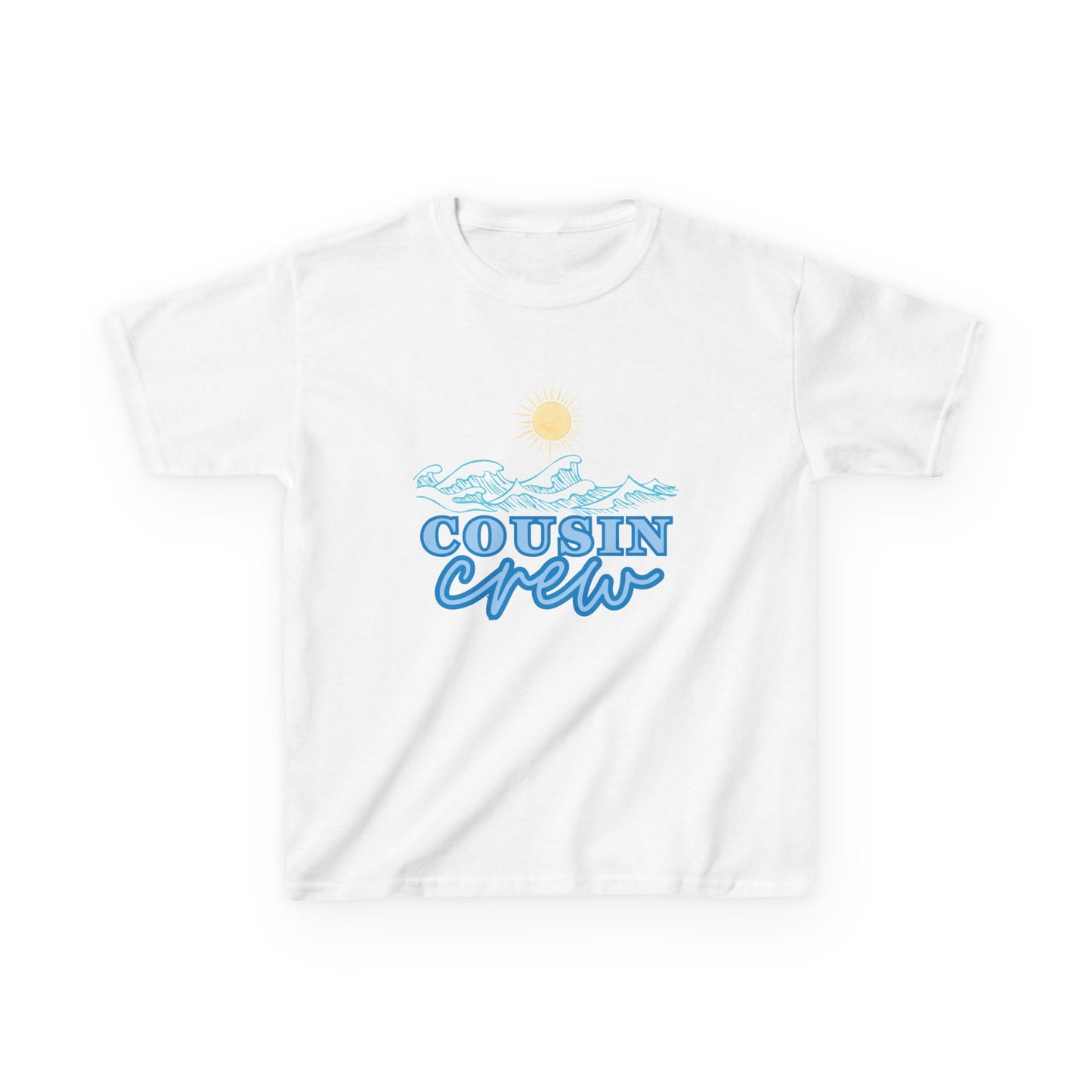 Cool Cousin Crew Kids Tee - Summer Fun, Family Gatherings, Beach Days, Mini Collection