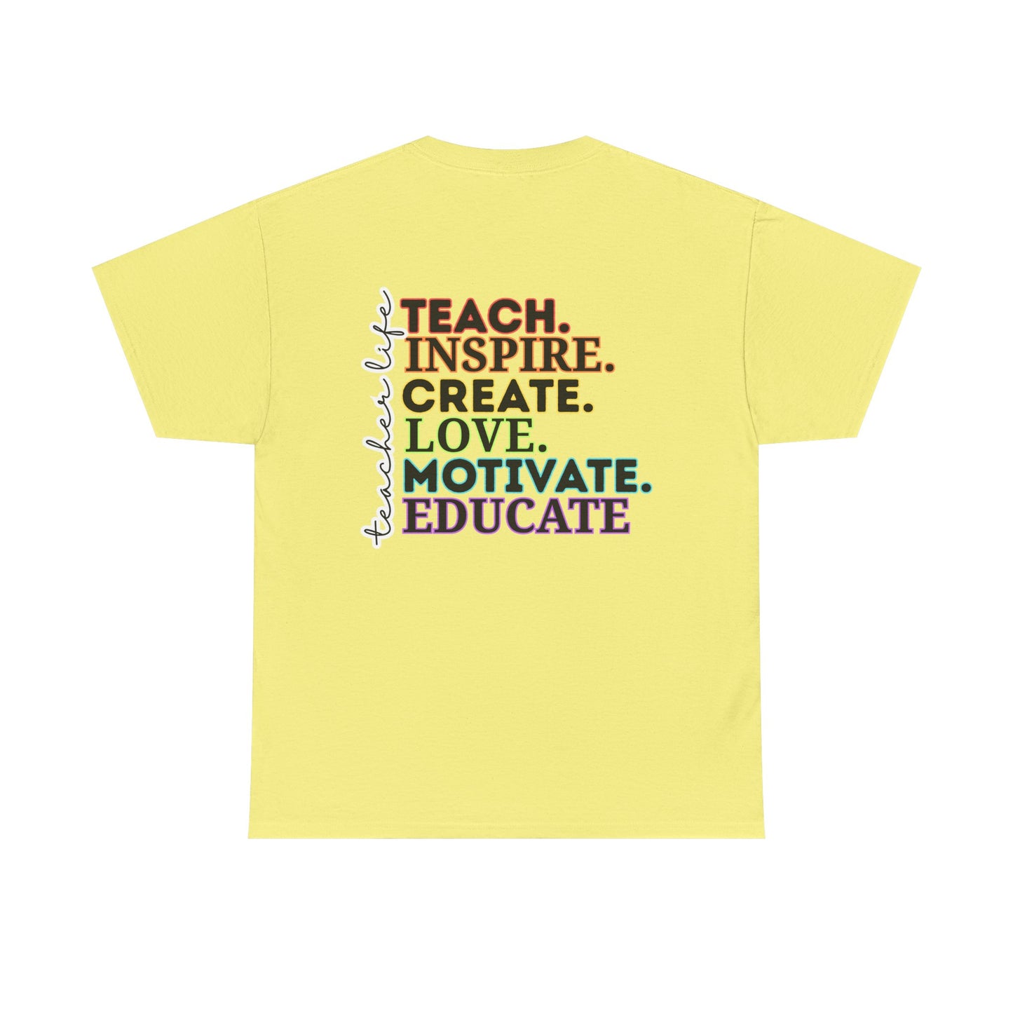 Teacher Tee - 4th Grade Teacher Unisex Heavy Cotton Tee