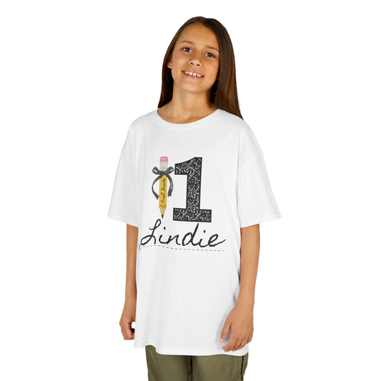 1st Grade- Personalized Kids Tee - Back to School
