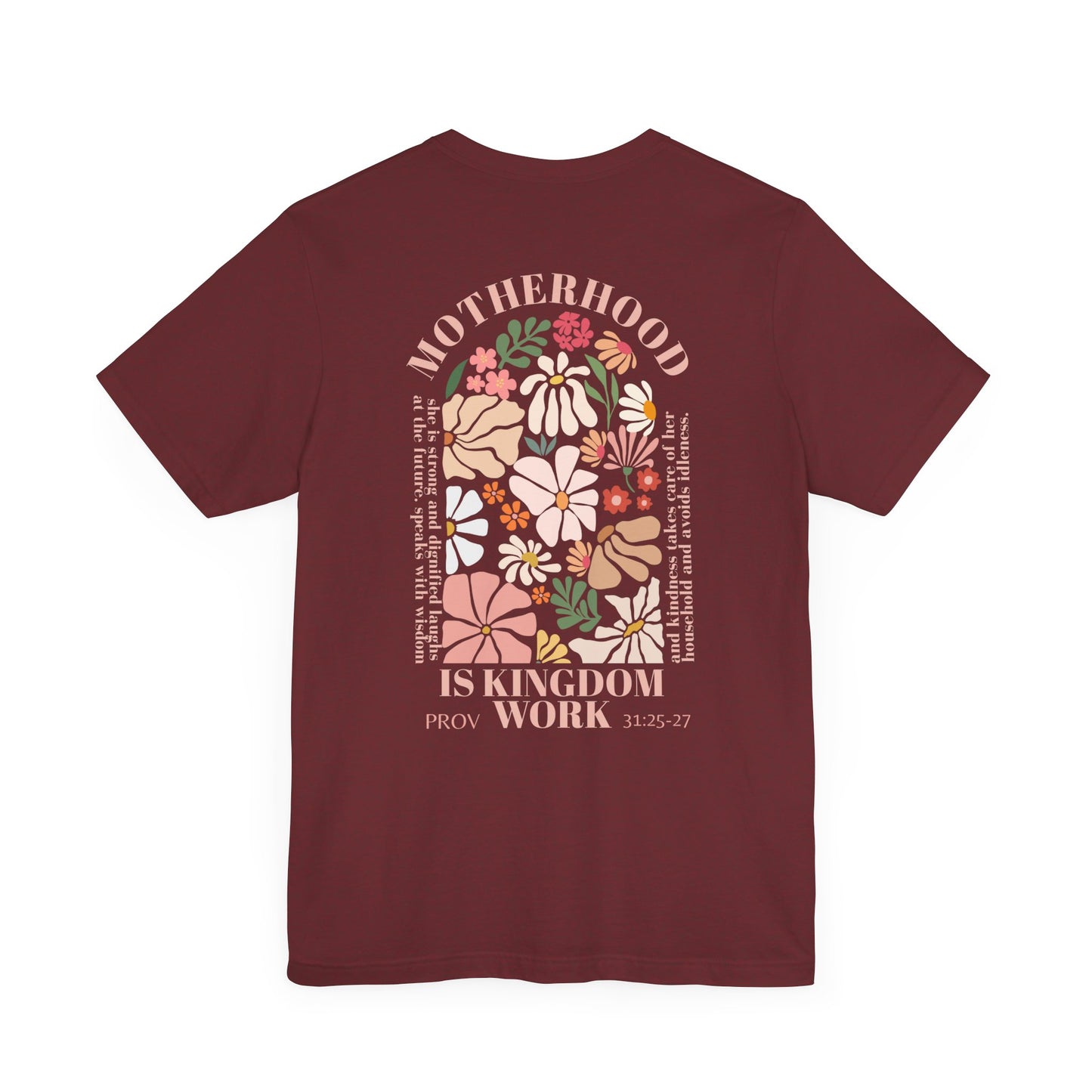 Inspirational Motherhood Graphic Tee – Comfortable Unisex Jersey Short Sleeve Shirt