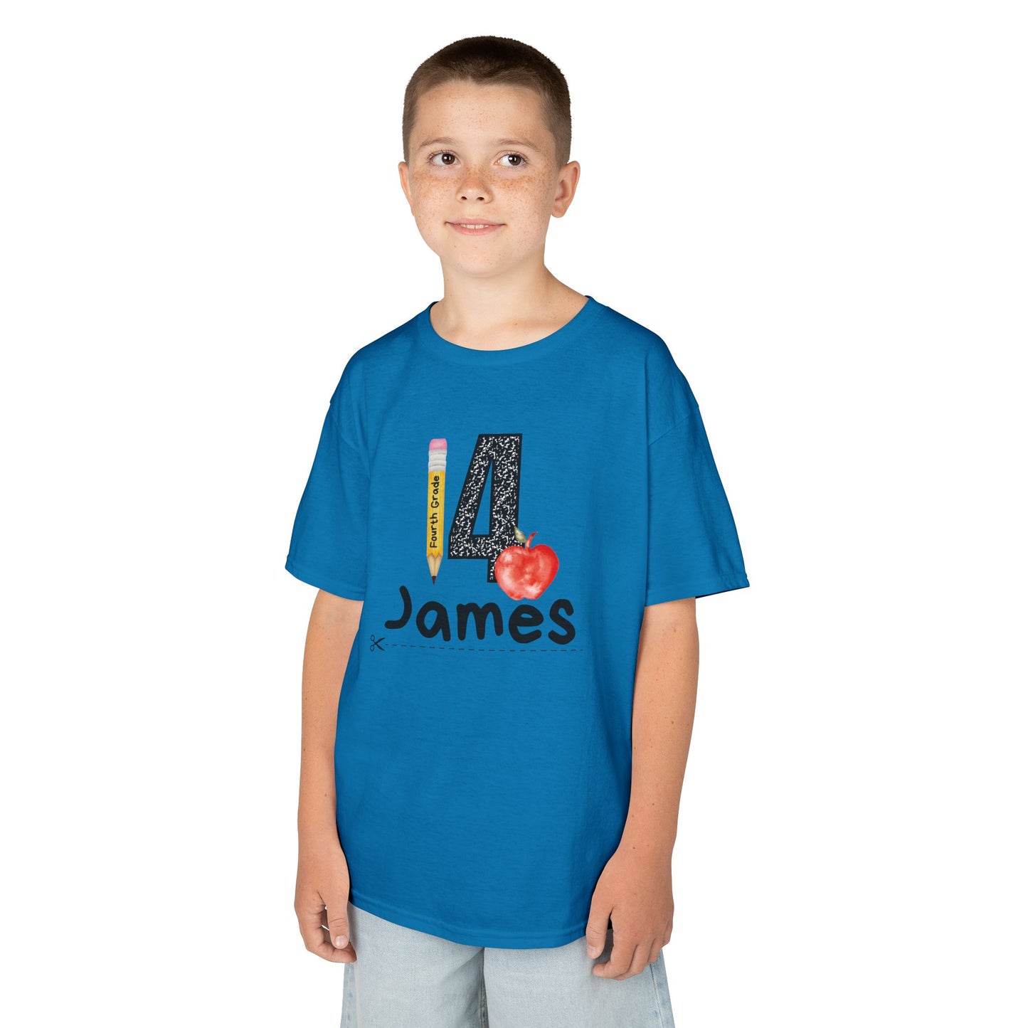 4th Grade- Personalized Kids Tee - Back to School