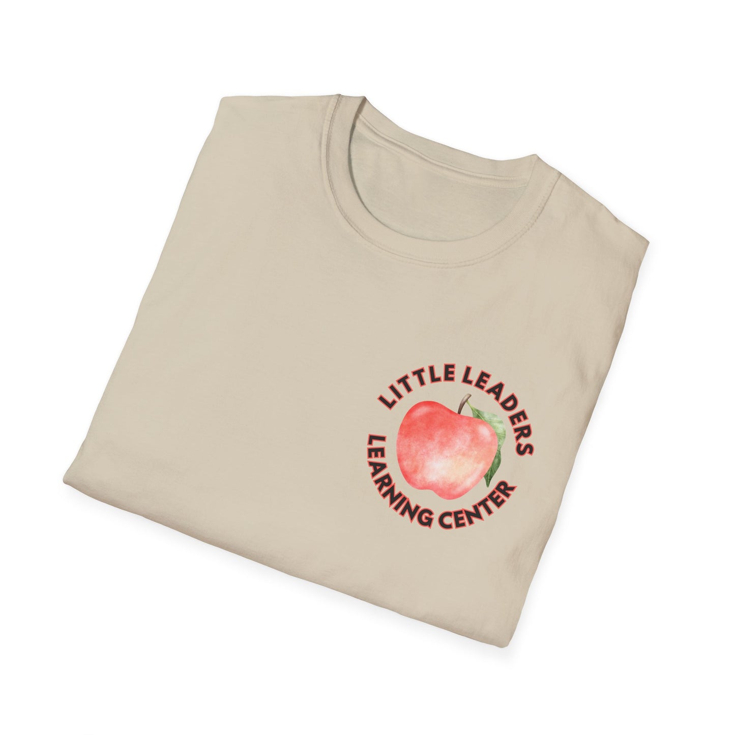 Little Leaders Teacher w/ Apple Design Unisex Softstyle T-Shirt