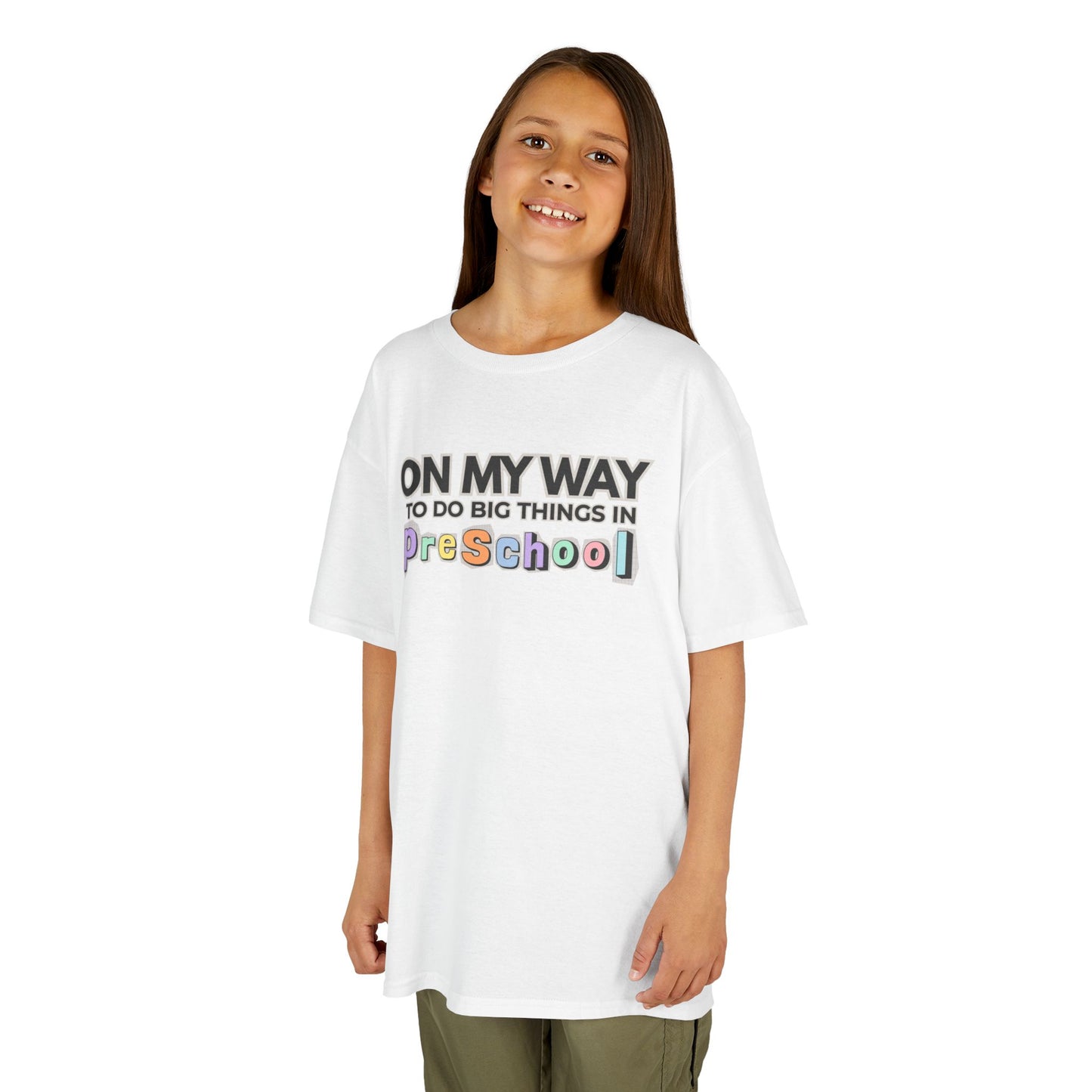 Big Things in PreSchool- Kids Back to School Shirt