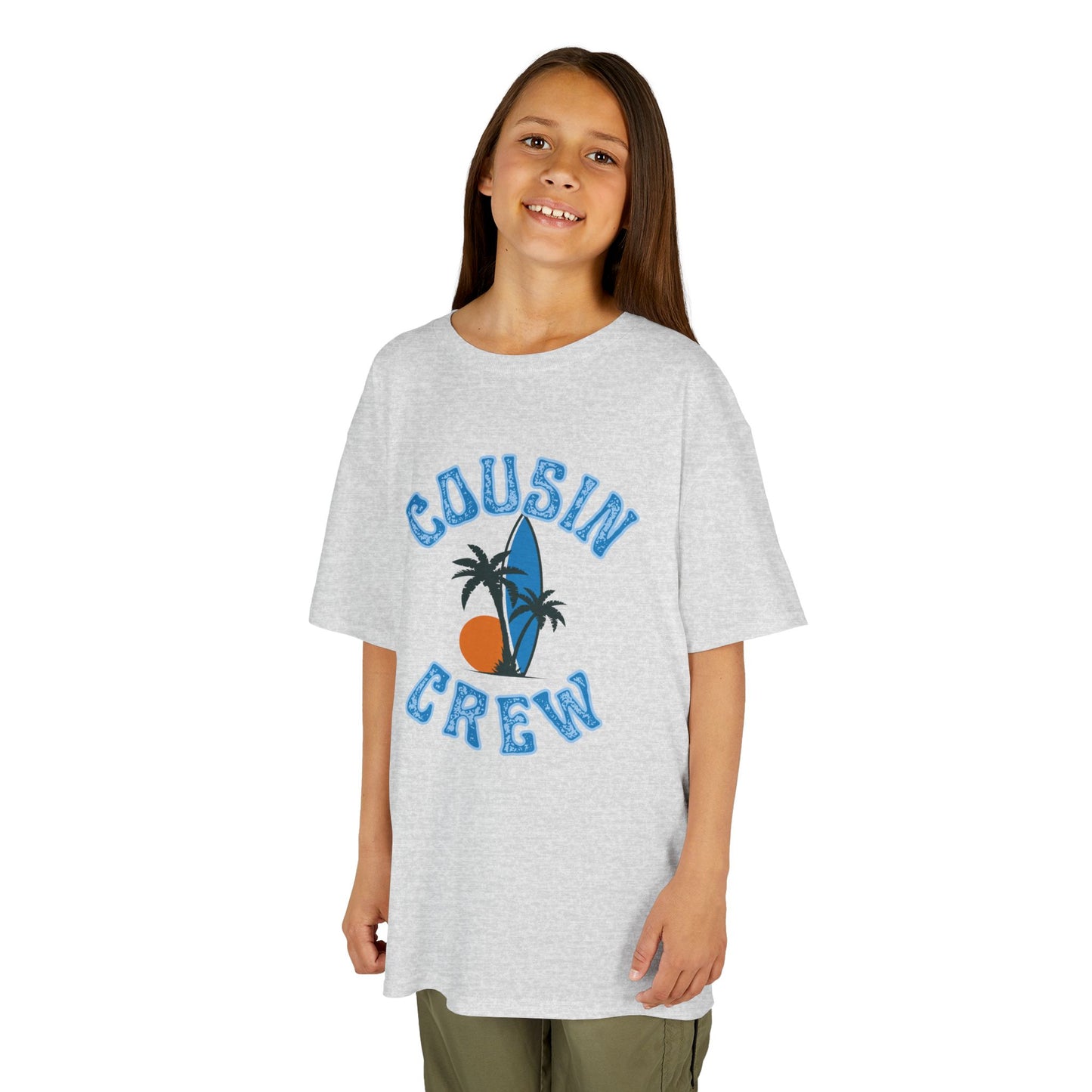 Cool Cousin Crew Kids Tee - Summer Fun, Family Gatherings, Beach Days, Mini Collection