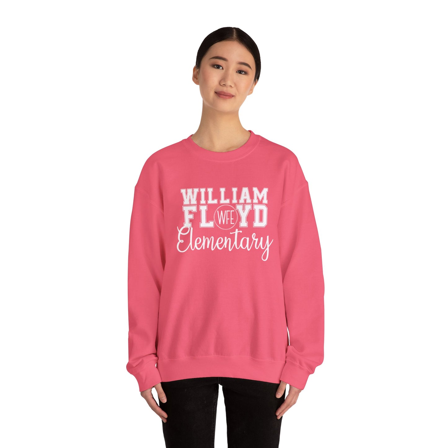 WFE Logo Crewneck Sweatshirt - William Floyd Elementary
