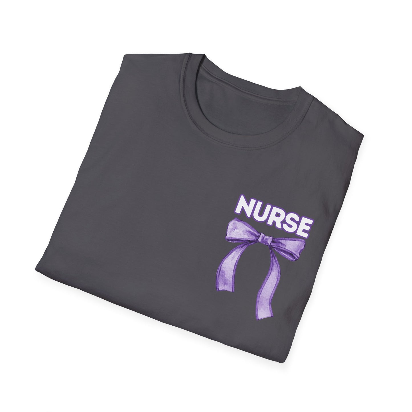 ER Nurse Appreciation T-Shirt with Bows - Softstyle Unisex Tee- Healthcare