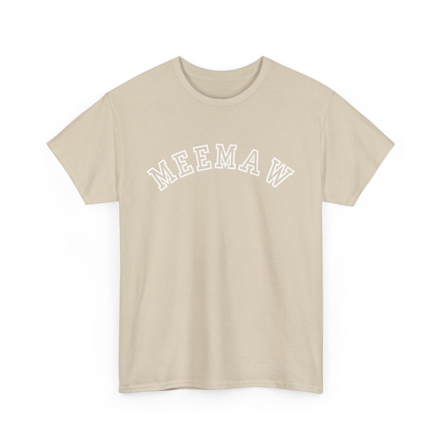 Meemaw- Unisex Heavy Cotton Tee - Comfortable Everyday Wear- Motherhood