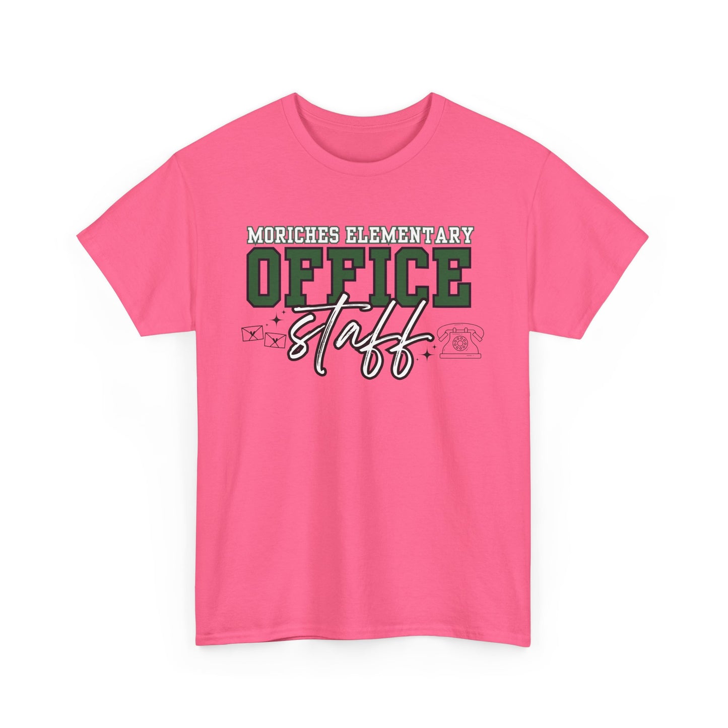 Moriches Office Staff Unisex Heavy Cotton Tee - Heart & Soul of Moriches Design