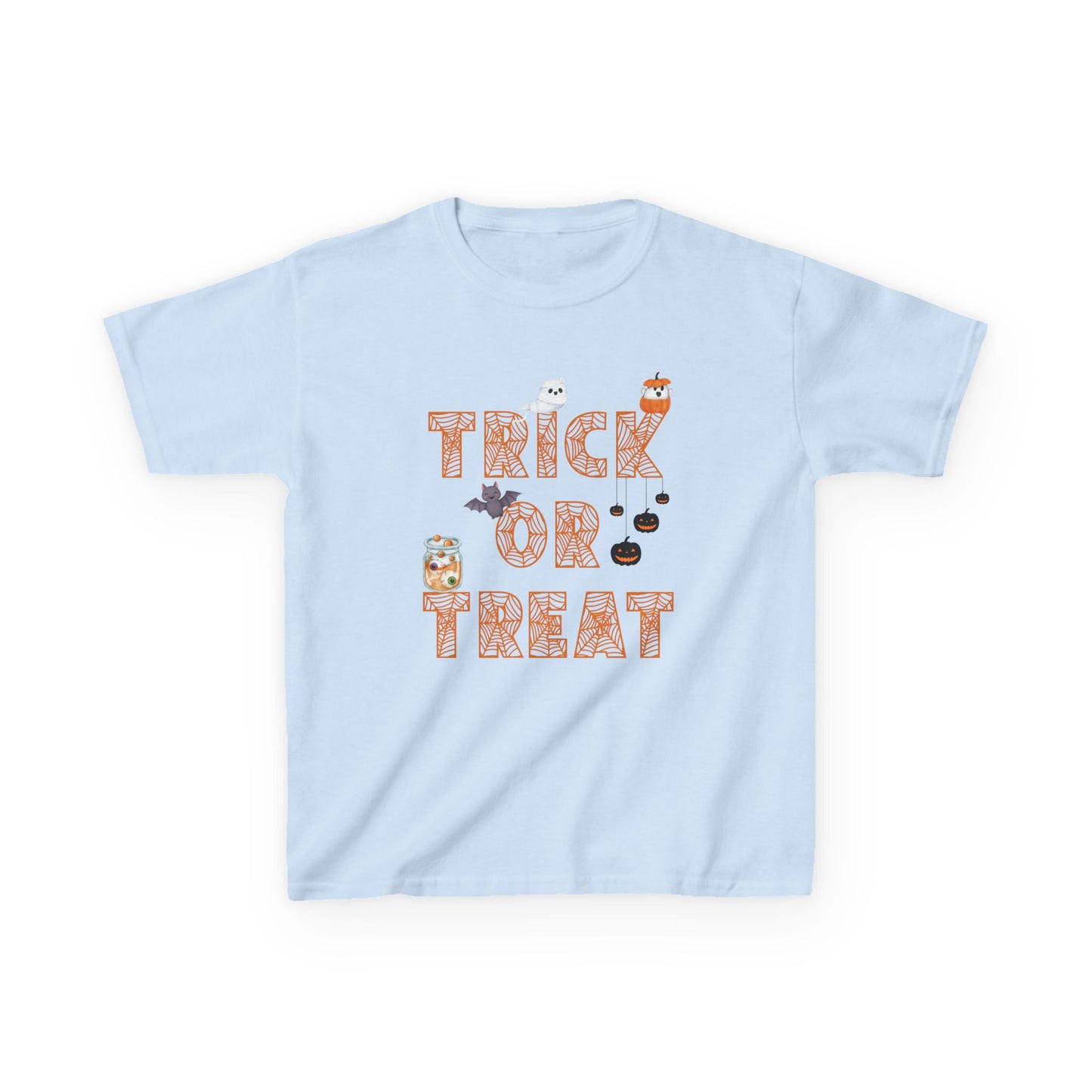 Trick or Treat Kids Tee, Halloween Shirt for Kids