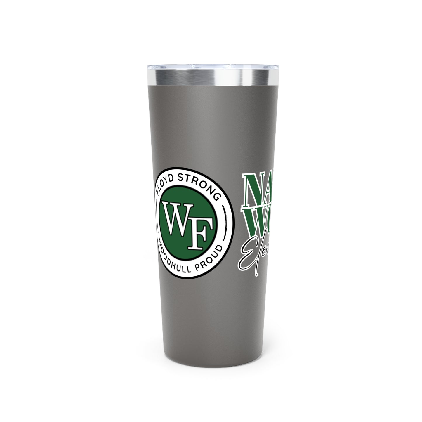 22oz Copper Vacuum Insulated Tumbler with Woodhull Design