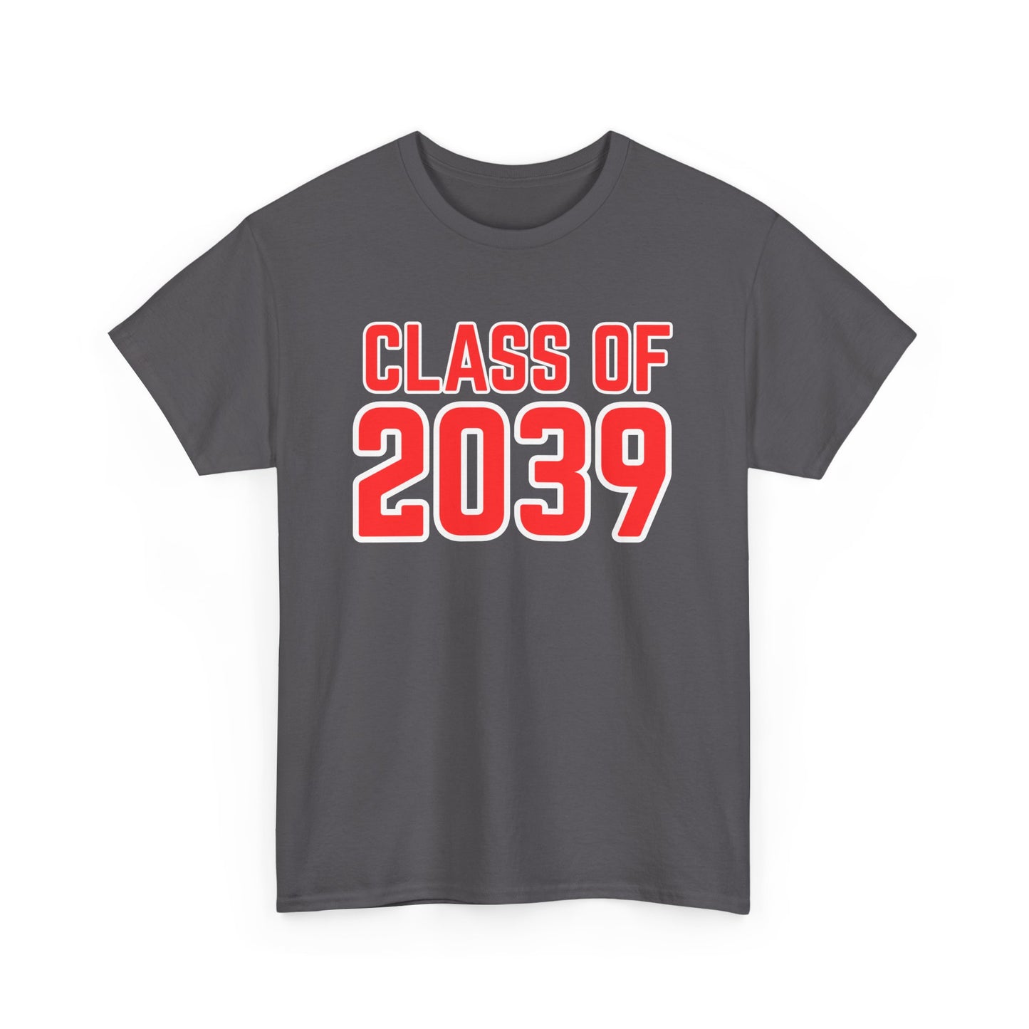 Class of 2039 Unisex Heavy Cotton Tee- Back to School- Grow With Me