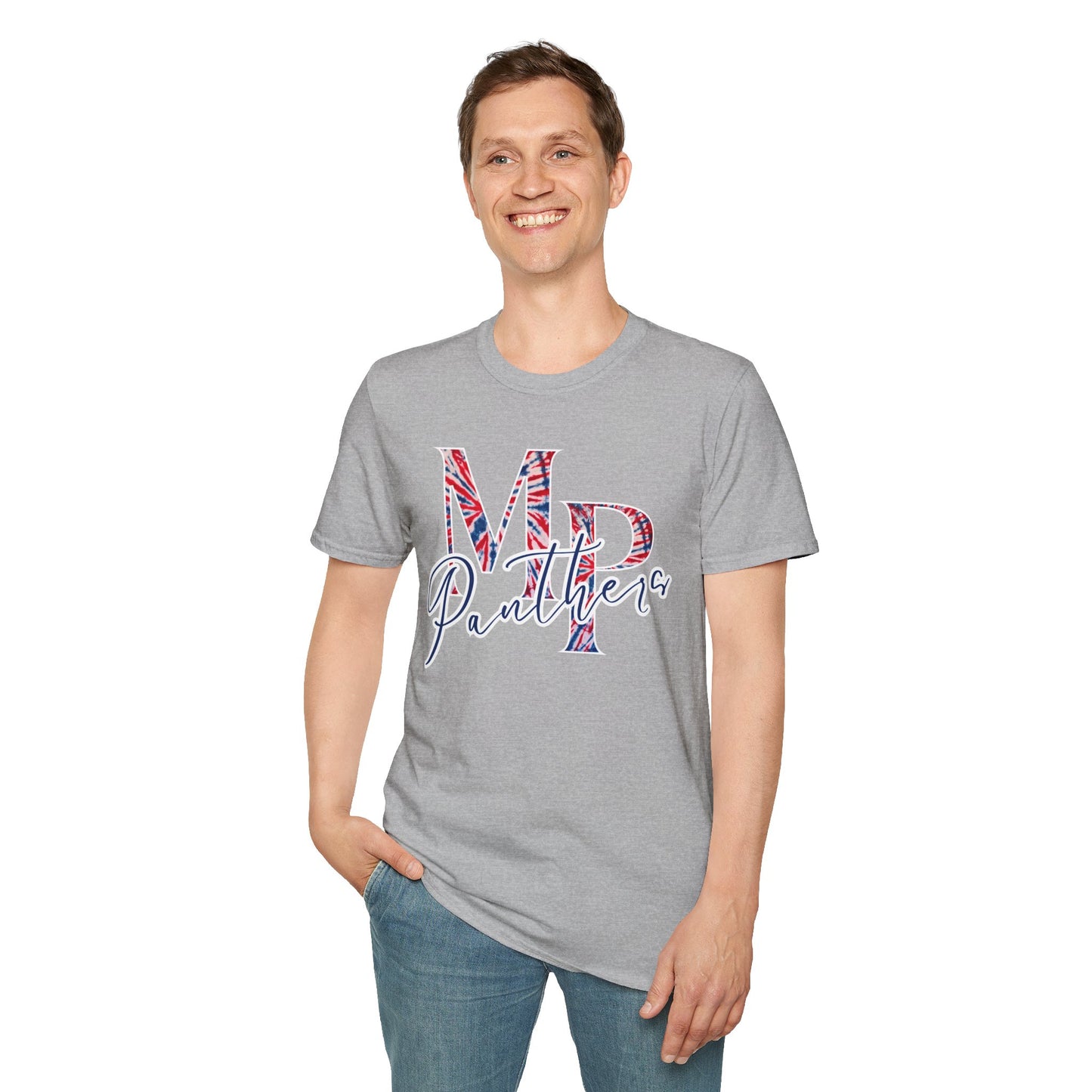 Miller Place Panther Tie Dye Unisex Graphic T-Shirt