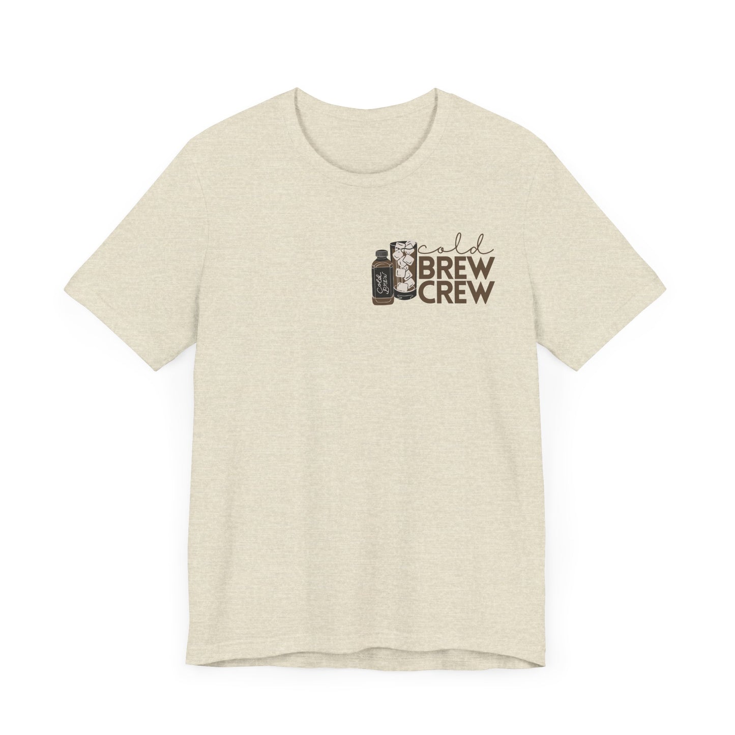 Cold Brew Coffee Lovers Tee, Unisex Jersey Shirt for Coffee Lovers