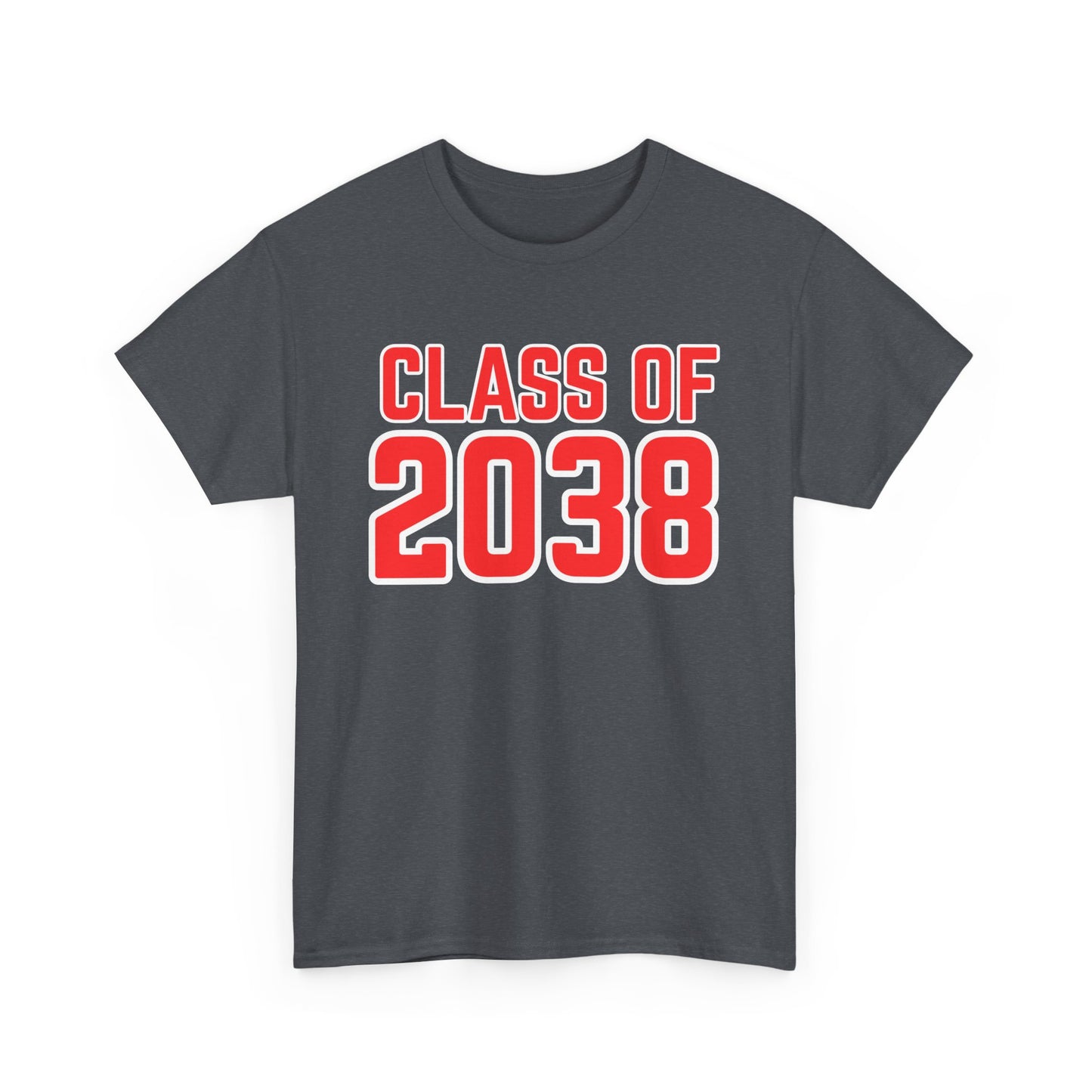 Class of 2038 Unisex Heavy Cotton Tee- Back to School- Grow With Me