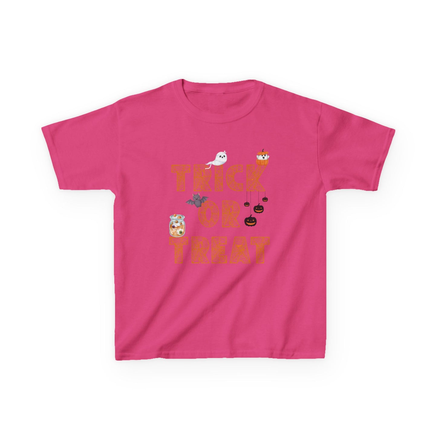 Trick or Treat Kids Tee, Halloween Shirt for Kids