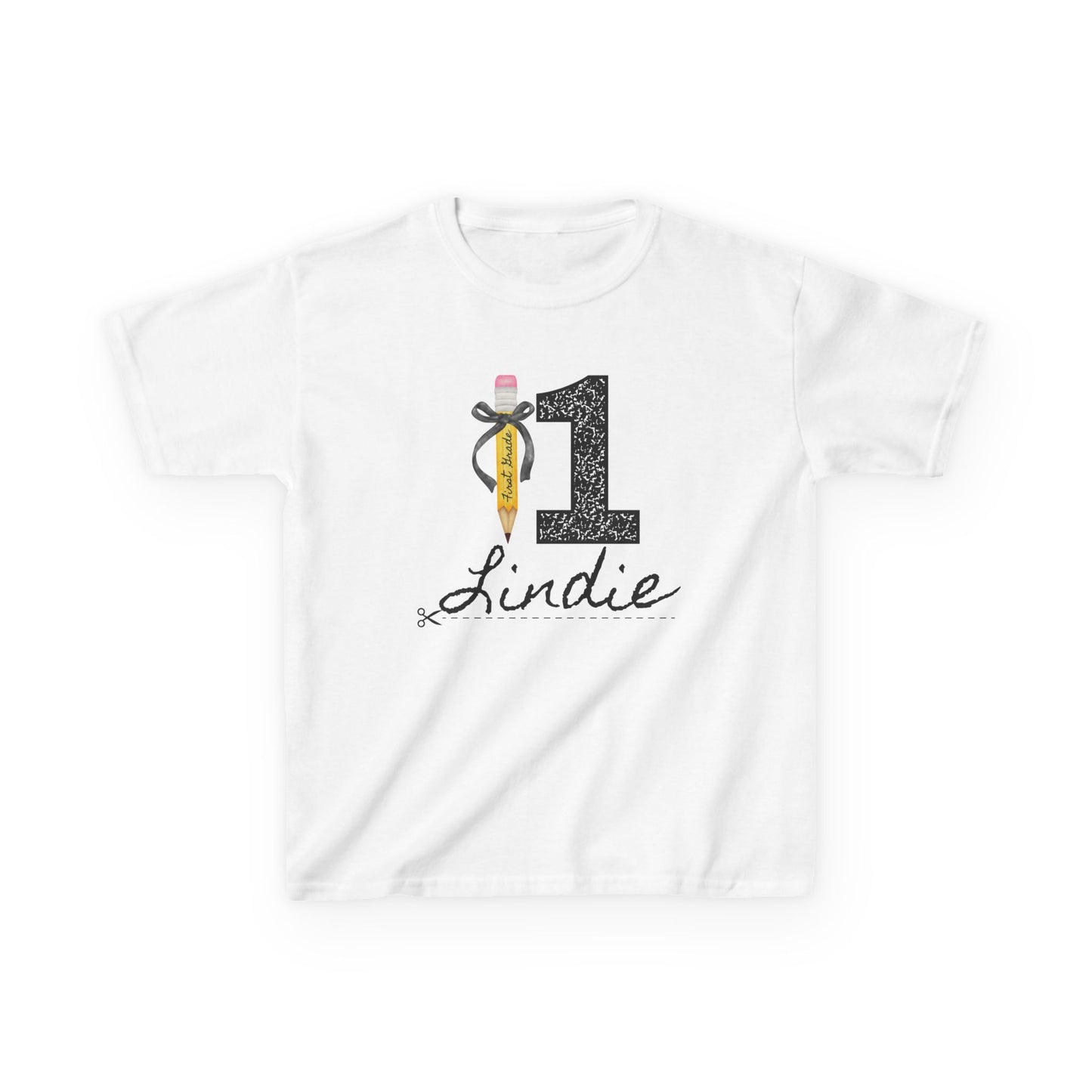 1st Grade- Personalized Kids Tee - Back to School