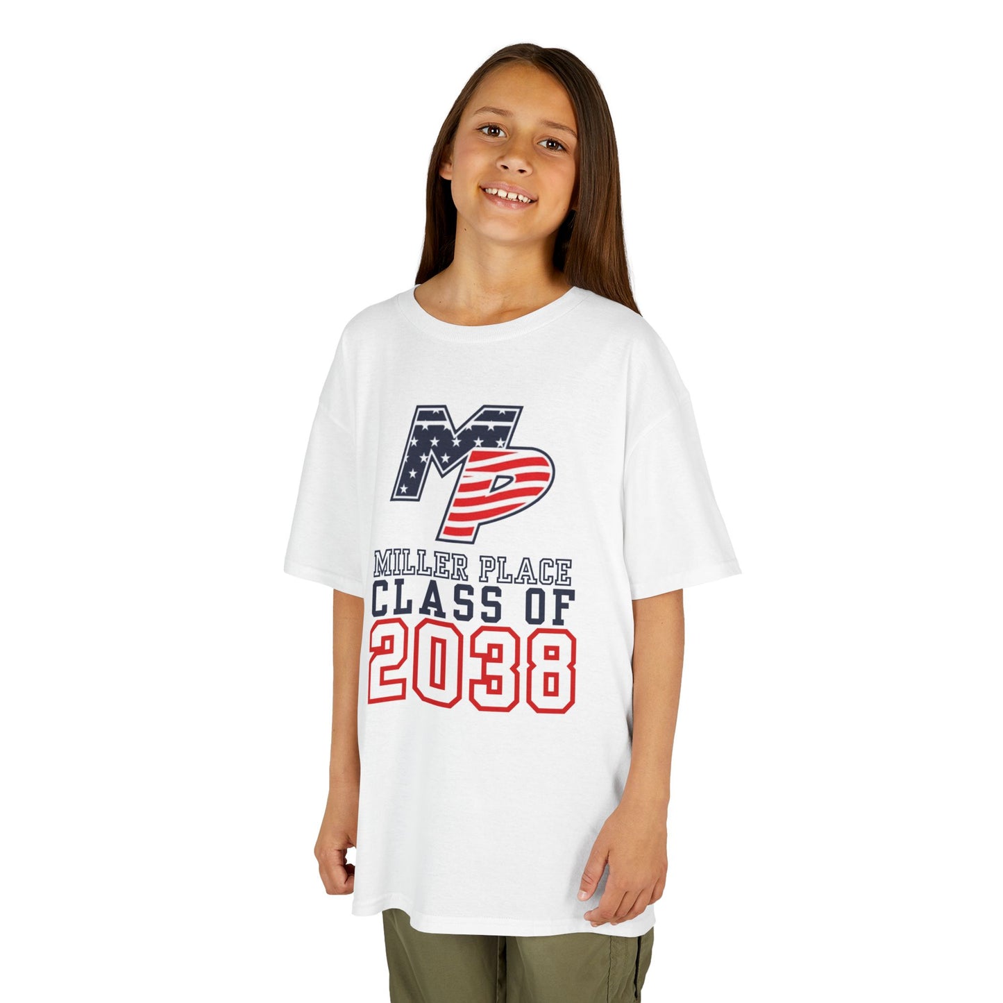 Miller Place Class of 2038 Kids Heavy Cotton Tee