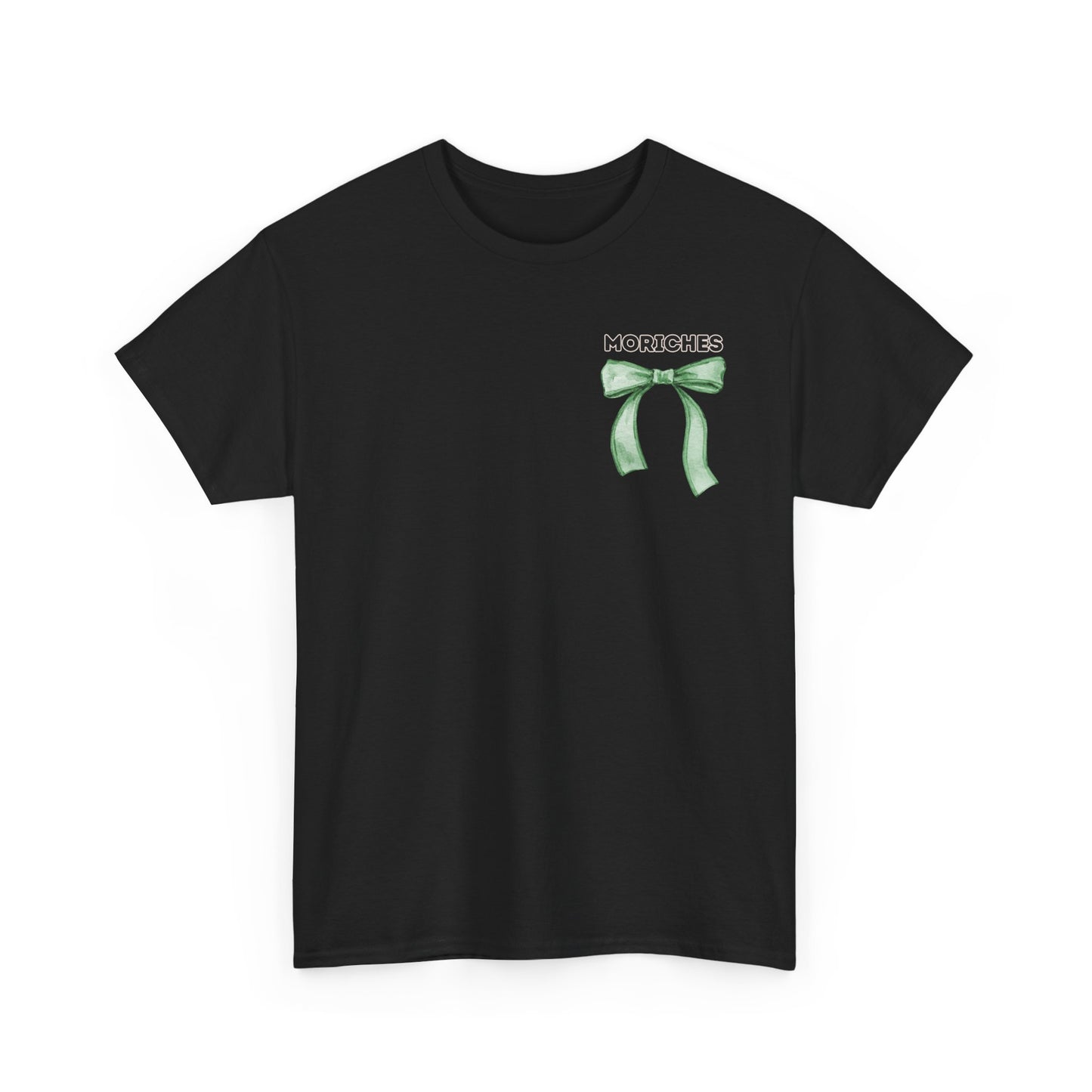 Moriches Nurse and Bows- Unisex Heavy Cotton Tee with Bow Design