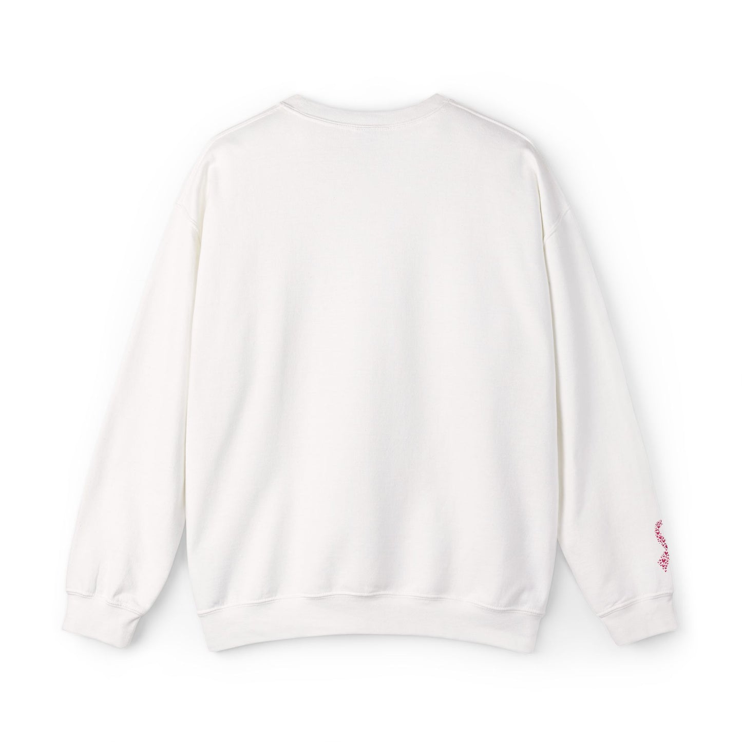 Embroidered Pink Ribbon Awareness Sweatshirt - Cozy Unisex Crewneck