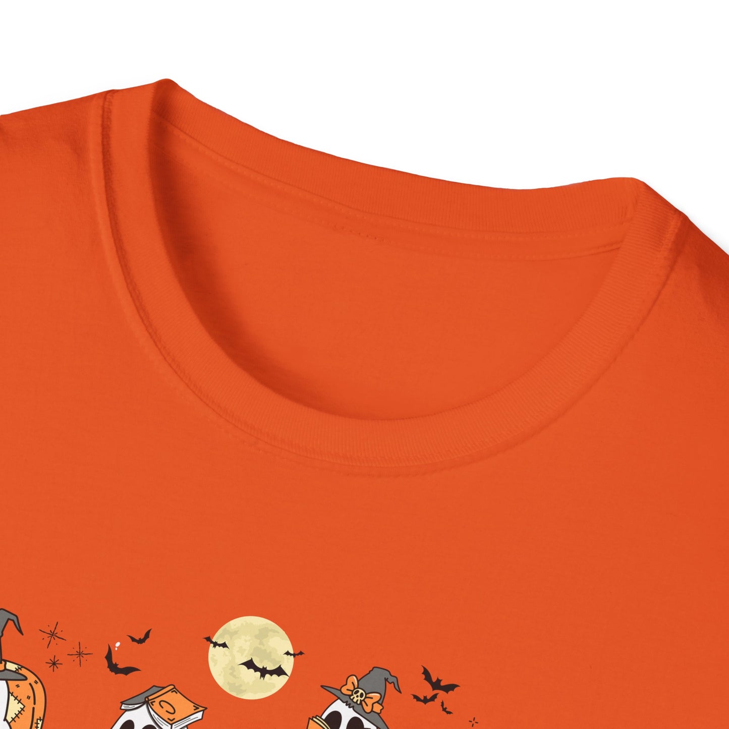 Reading Ghosts- Spooky Season, Unisex Softstyle Tee