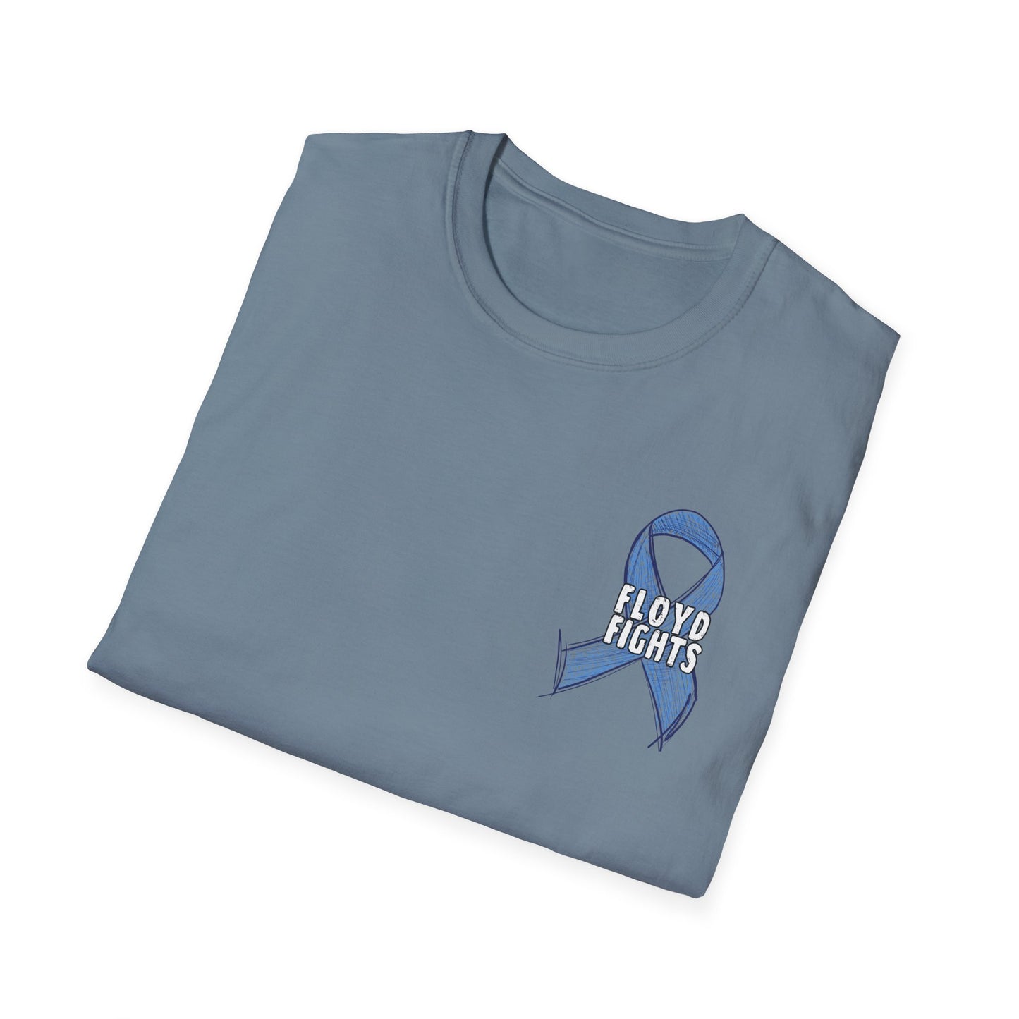 FLOYD FIGHTS Ribbon Diabetes Awareness T-Shirt | Softstyle Tee