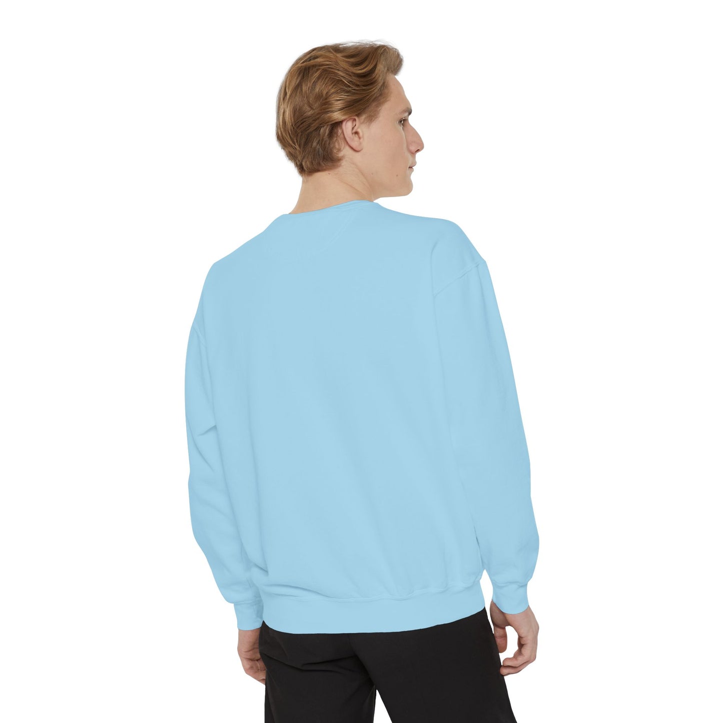 Woodhull- Embroidered Garment-Dyed Unisex Sweatshirt