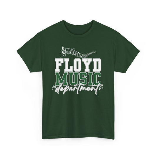 Floyd Music Heavy Cotton Tee - "Music is the Soundtrack of Your Life" Unisex T-Shirt- Floyd Strong