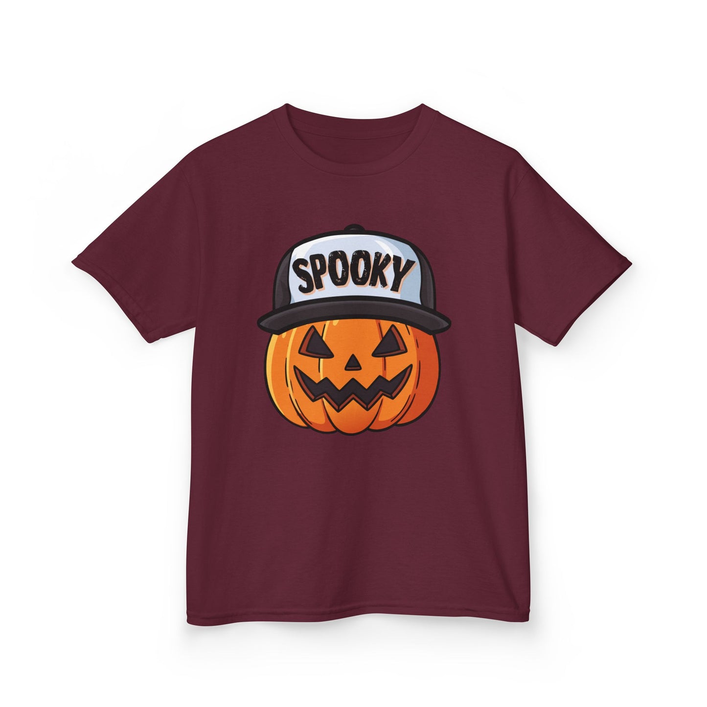 Spooky Pumpkin w/ Hat | Halloween | Kids Cotton™ Tee