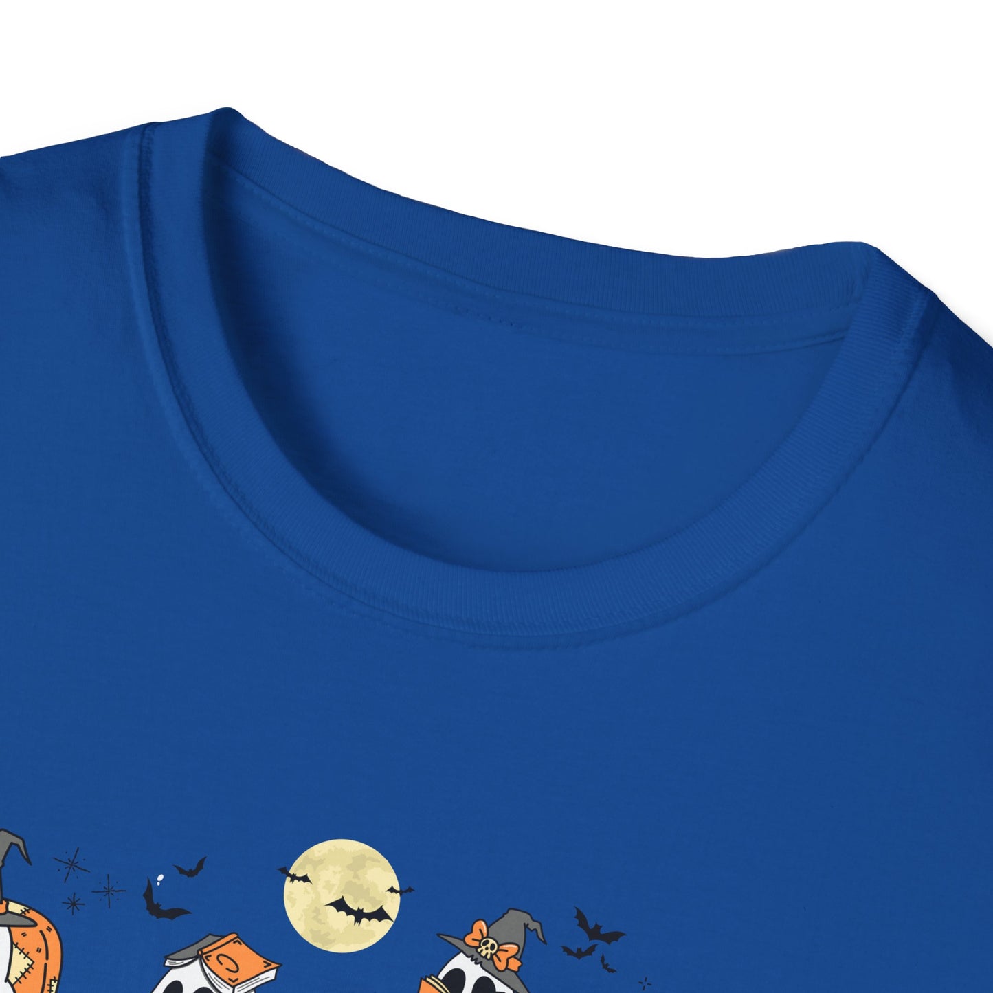 Reading Ghosts- Spooky Season, Unisex Softstyle Tee