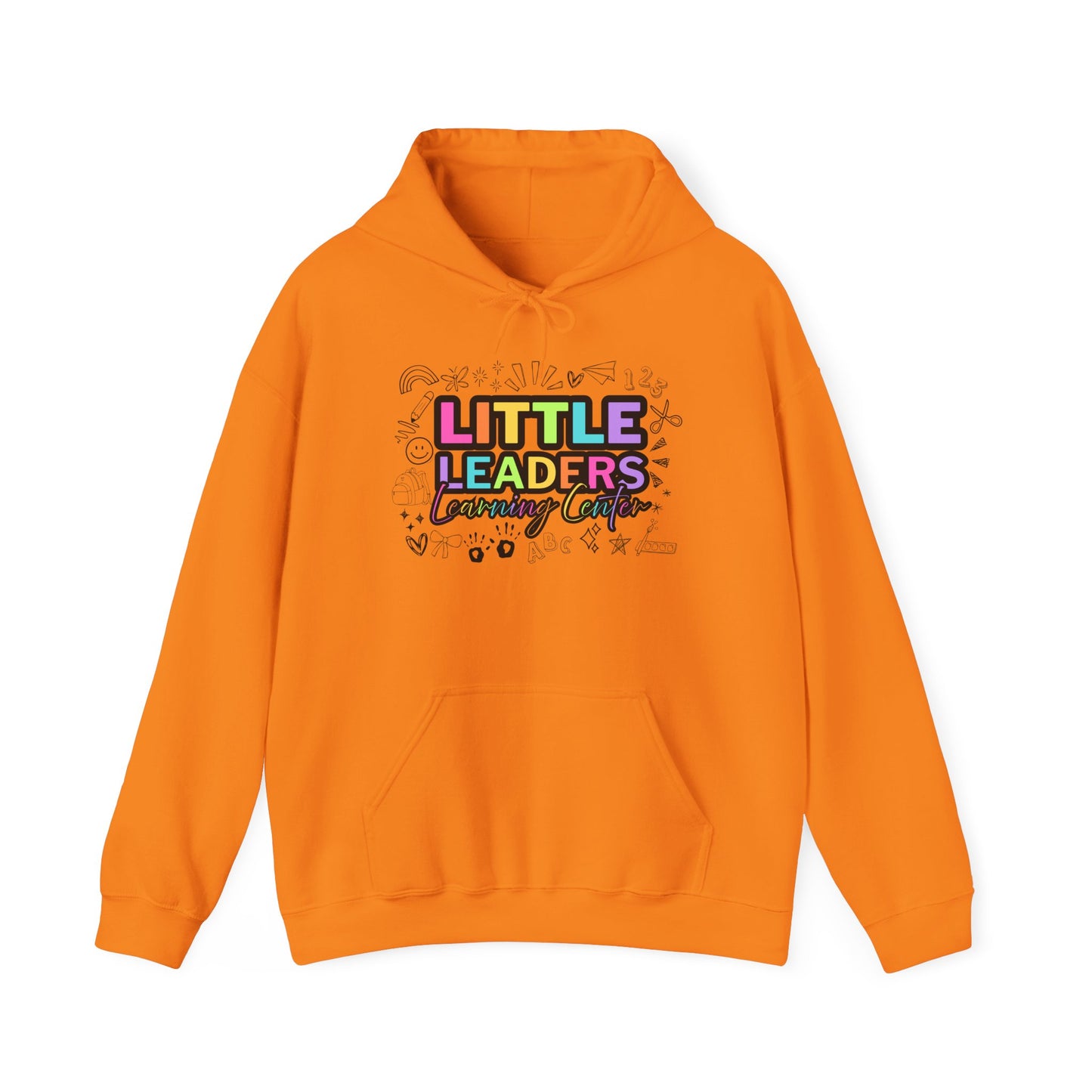 Little Leaders Doodle Design Hoodie - Cozy Unisex Sweatshirt