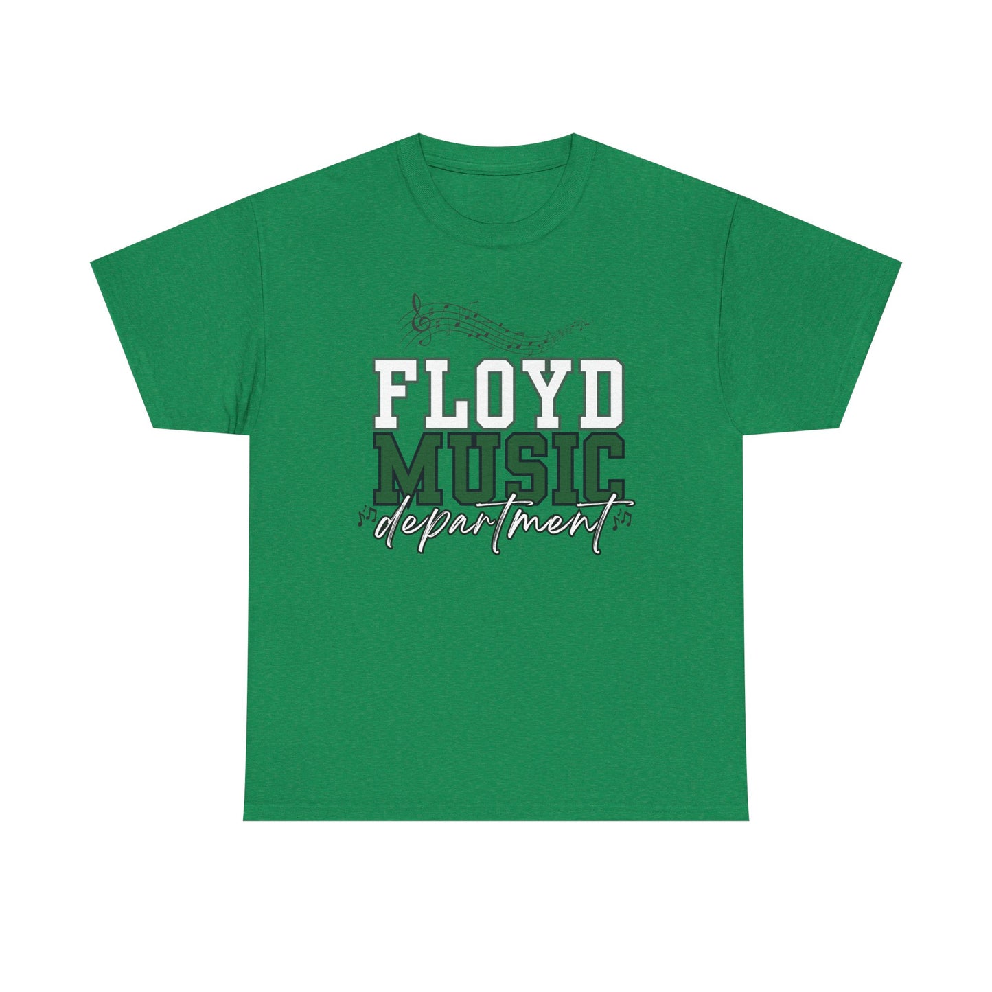 Floyd Music Heavy Cotton Tee - "Music is the Soundtrack of Your Life" Unisex T-Shirt- Floyd Strong