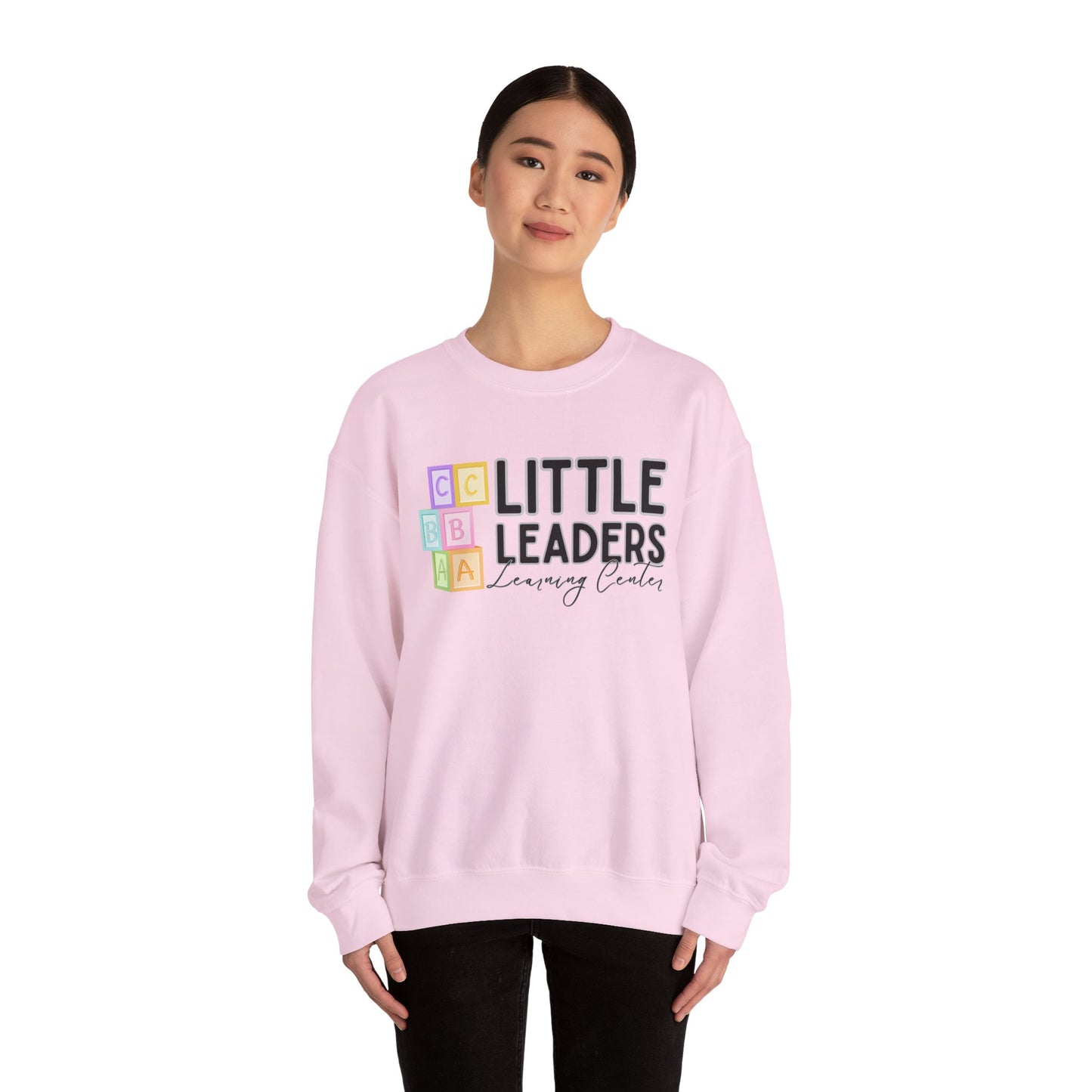Little Leaders w/ Blocks Crewneck Unisex Sweatshirt
