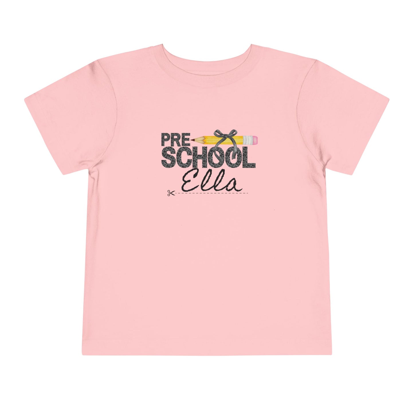Preschool Girl Toddler Tee- Personalized - Back to School Shirt for Kids