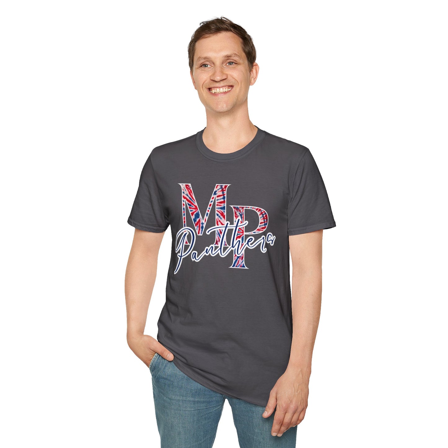 Miller Place Panther Tie Dye Unisex Graphic T-Shirt