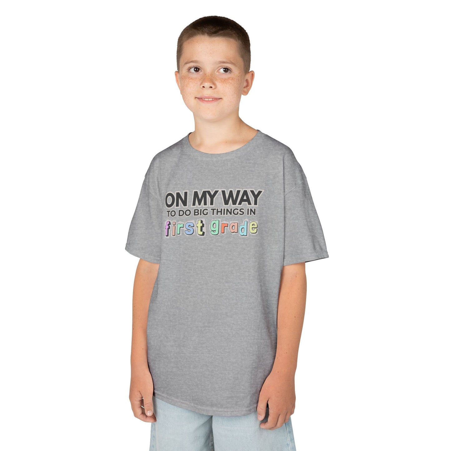 Big Things in 1st Grade- Kids Back to School Shirt