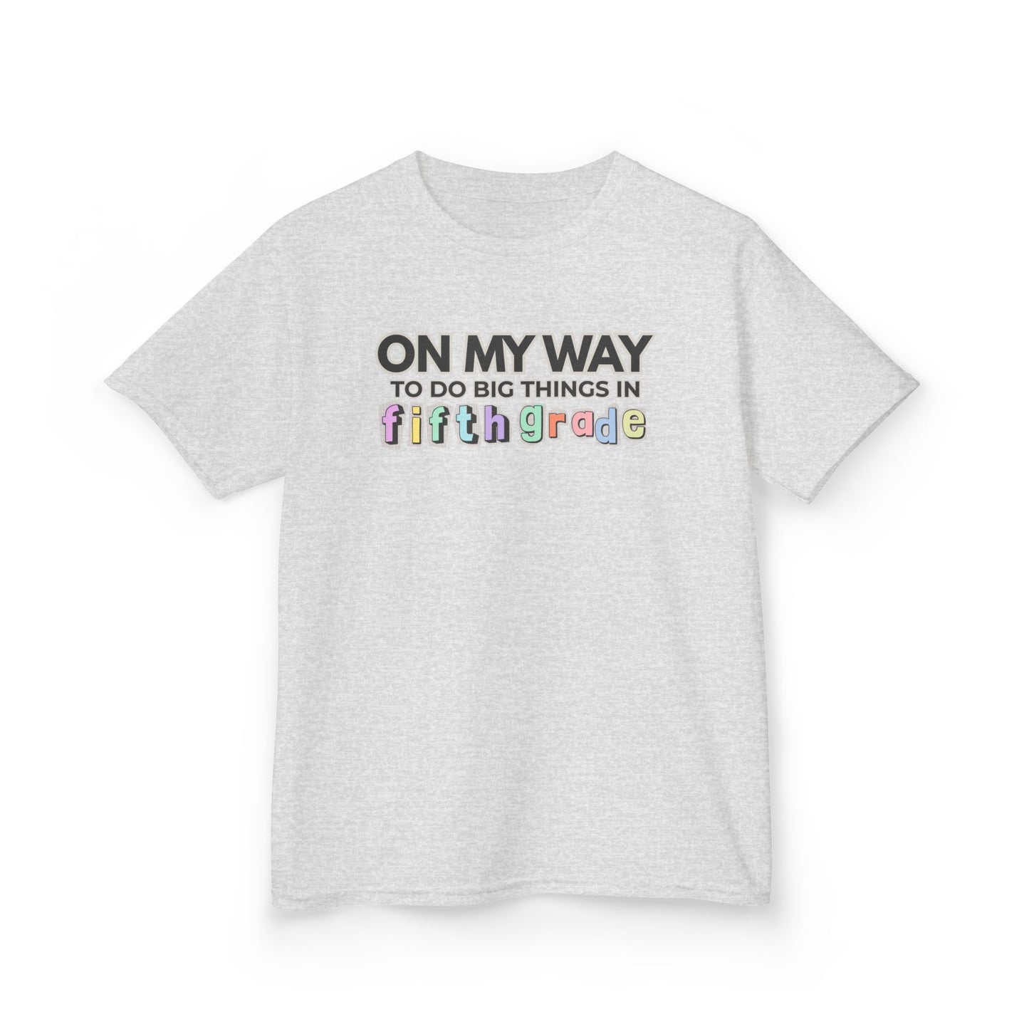 Big Things in 5th Grade- Kids Back to School Shirt