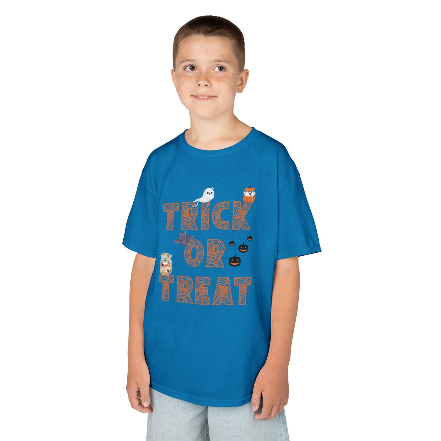 Trick or Treat Kids Tee, Halloween Shirt for Kids