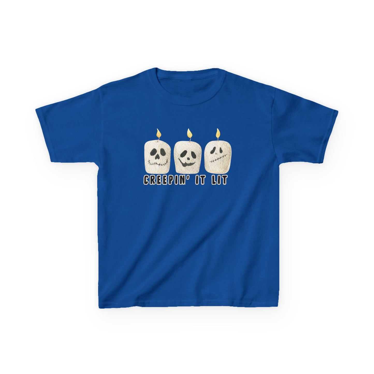Creepin' It Lit Kids Tee, Halloween Shirt for Kids