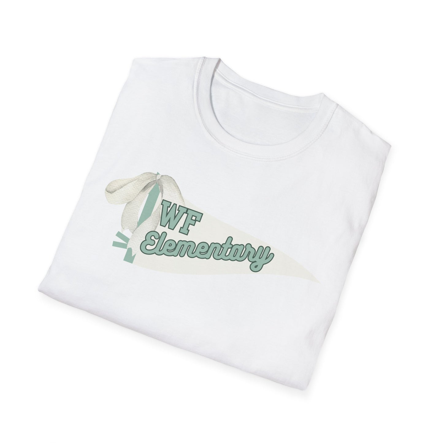 WFE Pennant Unisex Softstyle Graphic Tee with Vintage Design