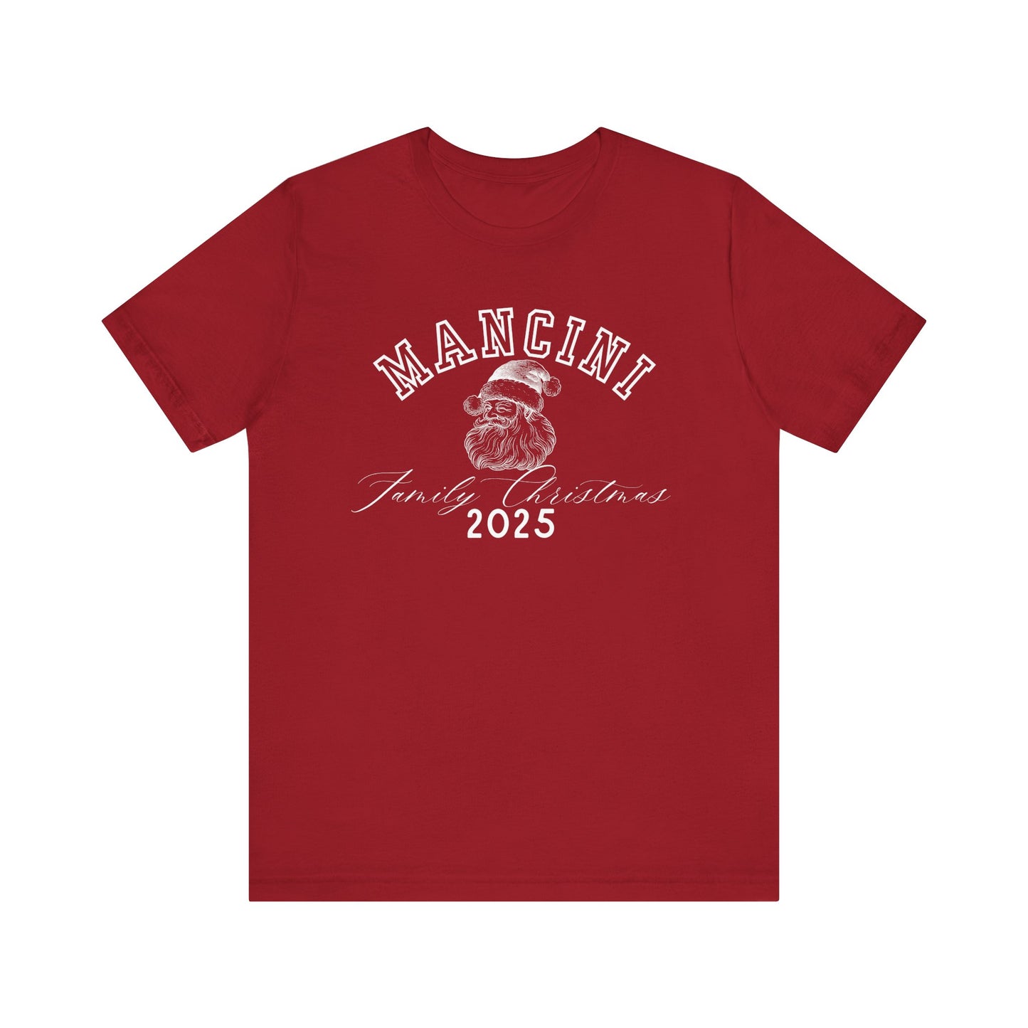 FAMILY CHRISTMAS- SANTA- Unisex Jersey Short Sleeve Tee