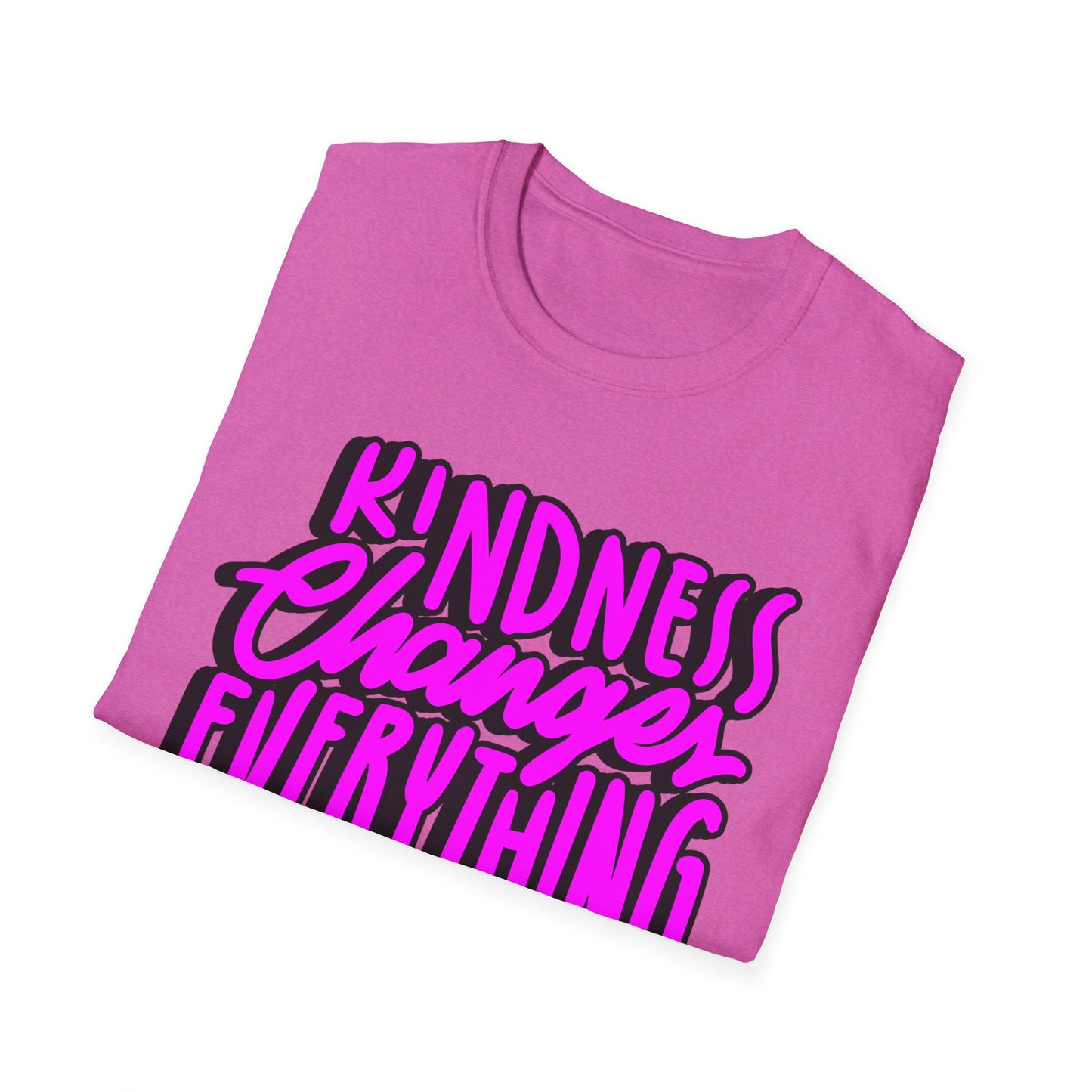 Kindness Changes Everything T-Shirt, Unisex Softstyle Tee
