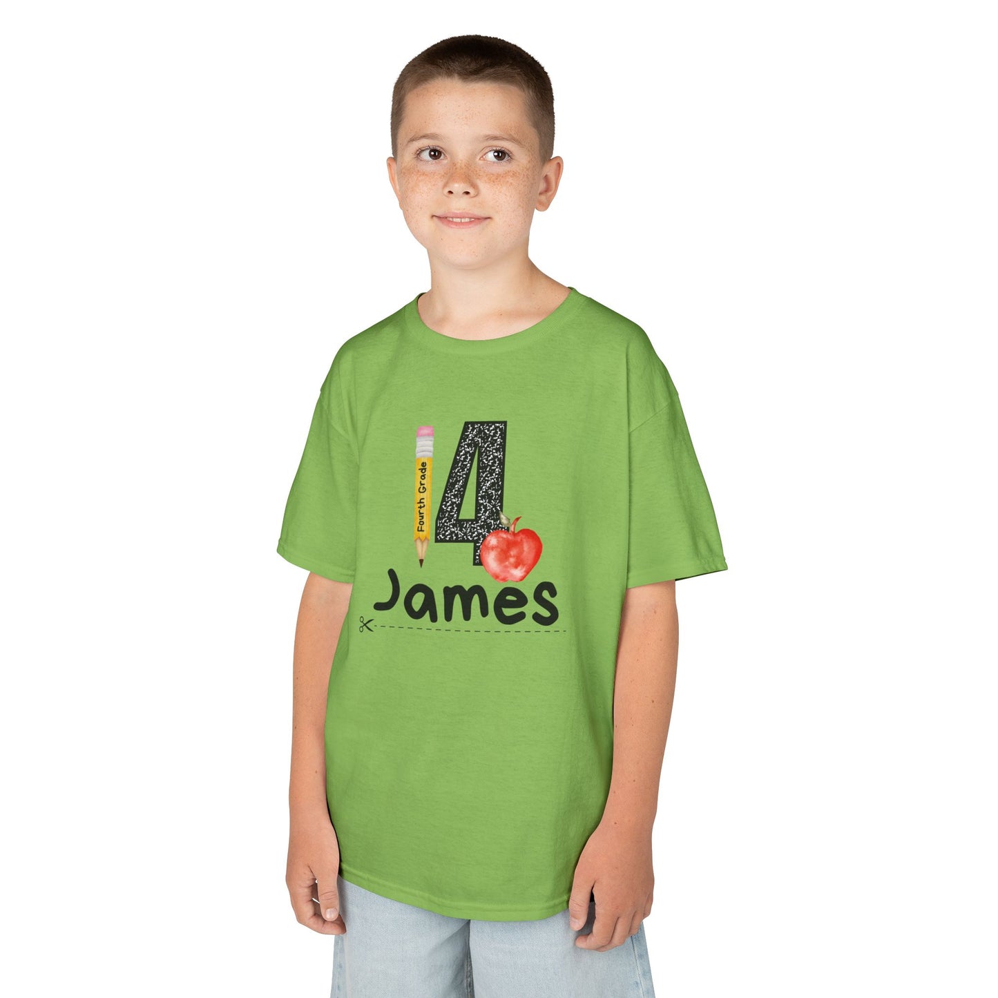 4th Grade- Personalized Kids Tee - Back to School
