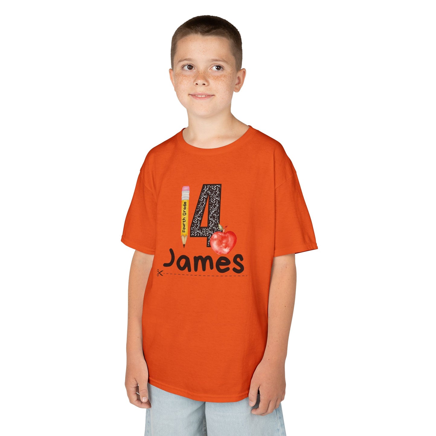 4th Grade- Personalized Kids Tee - Back to School