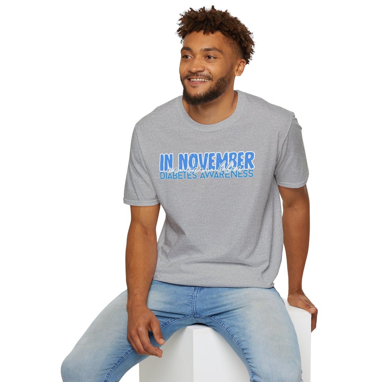 Diabetes Awareness- November- Unisex Softstyle T-Shirt