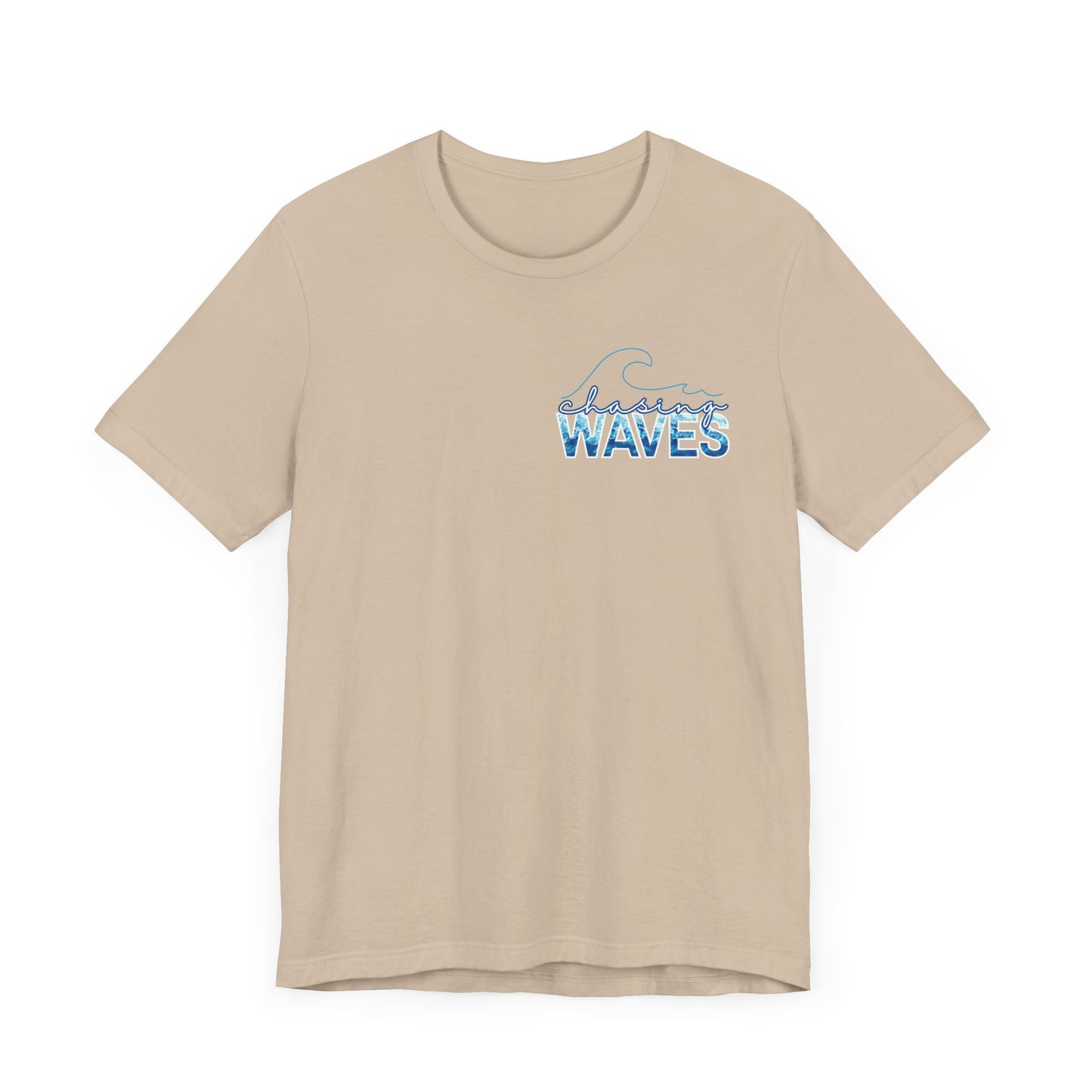 Chasing Waves -- Unisex Summer Shirt, Beachwear, Vacation Top, Summer Nights Apparel