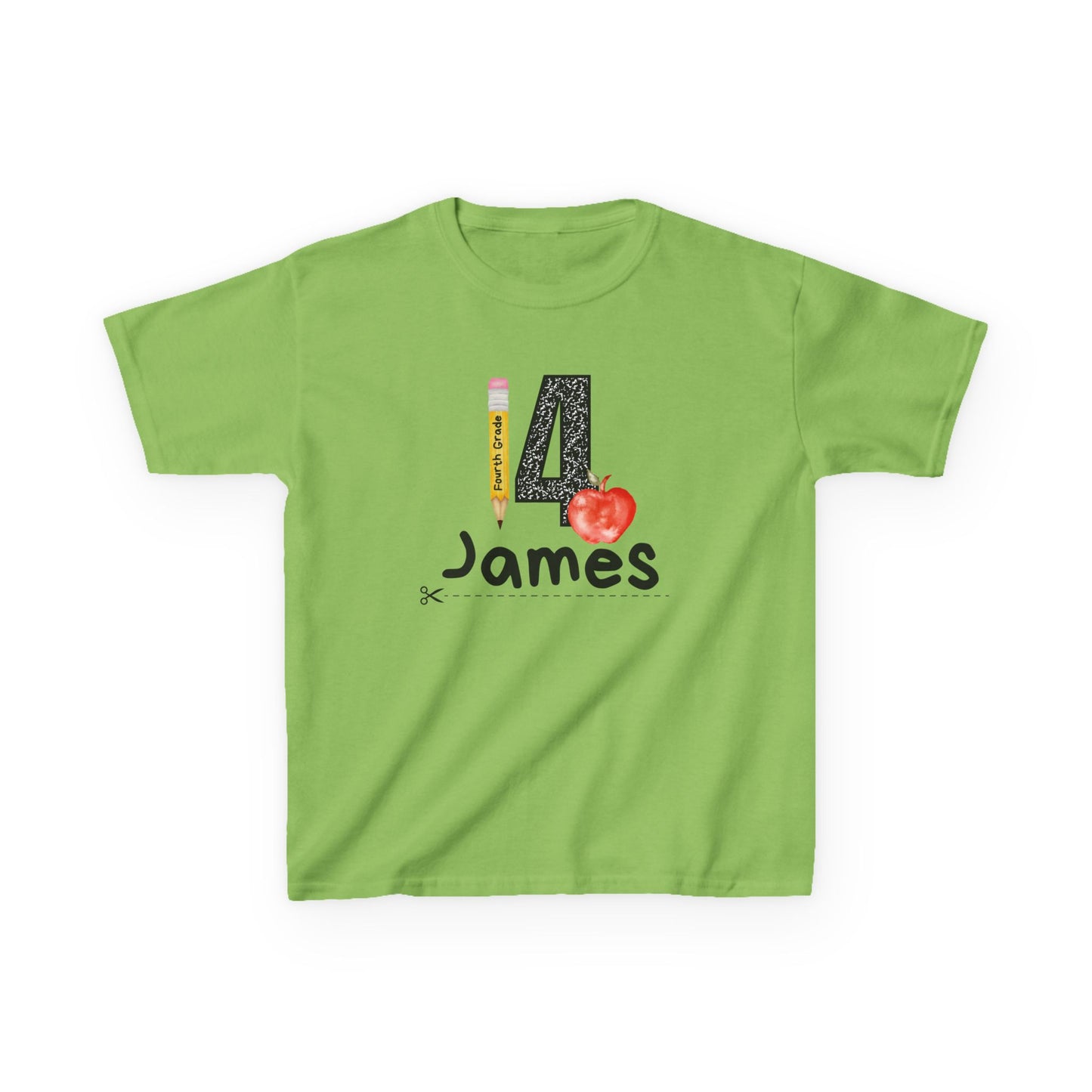4th Grade- Personalized Kids Tee - Back to School