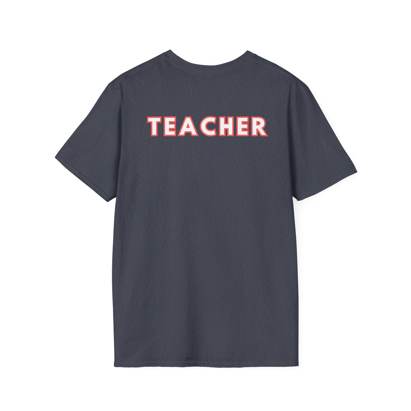 Little Leaders Teacher w/ Apple Design Unisex Softstyle T-Shirt