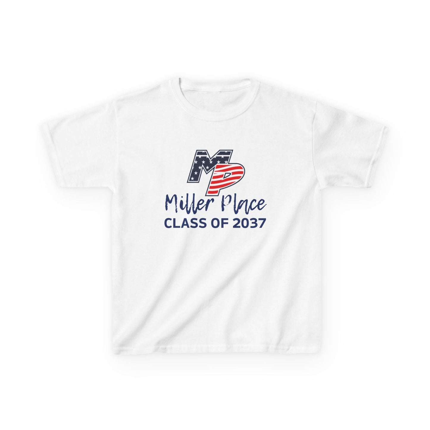 Miller Place Class of 2037 Kids Heavy Cotton Tee
